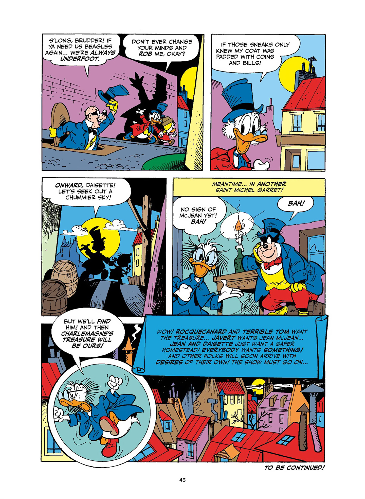 Read online Uncle Scrooge and Donald Duck in Les Misérables and War and Peace comic -  Issue # TPB (Part 1) - 44