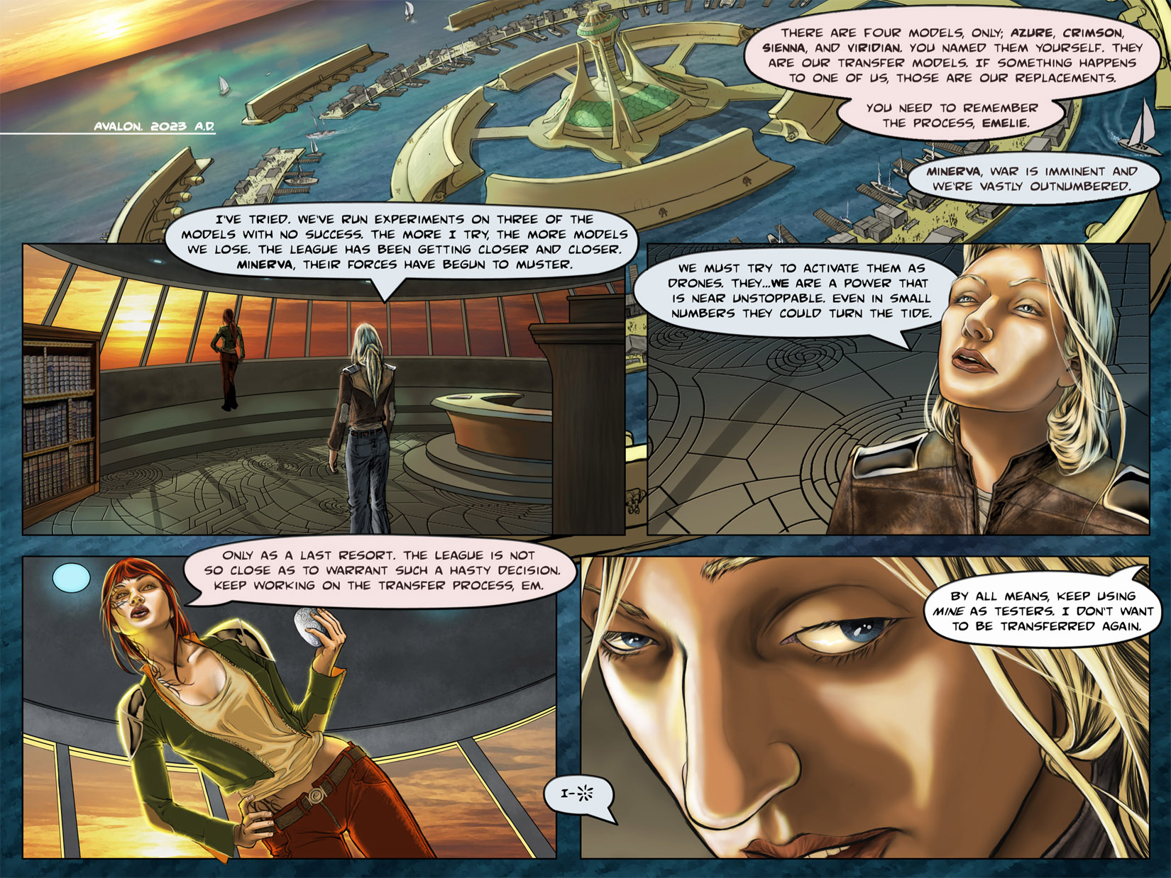 Read online Azure comic -  Issue #4 - 10
