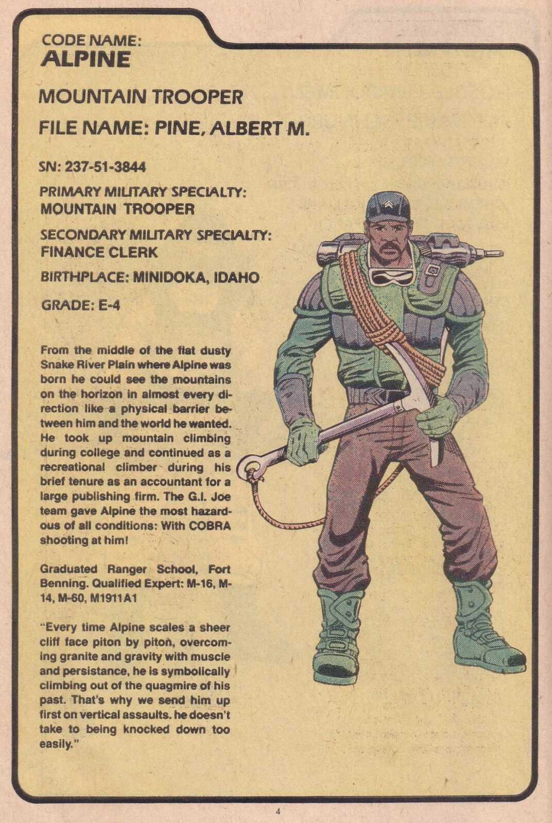 Read online The G.I. Joe Order of Battle comic -  Issue #1 - 6