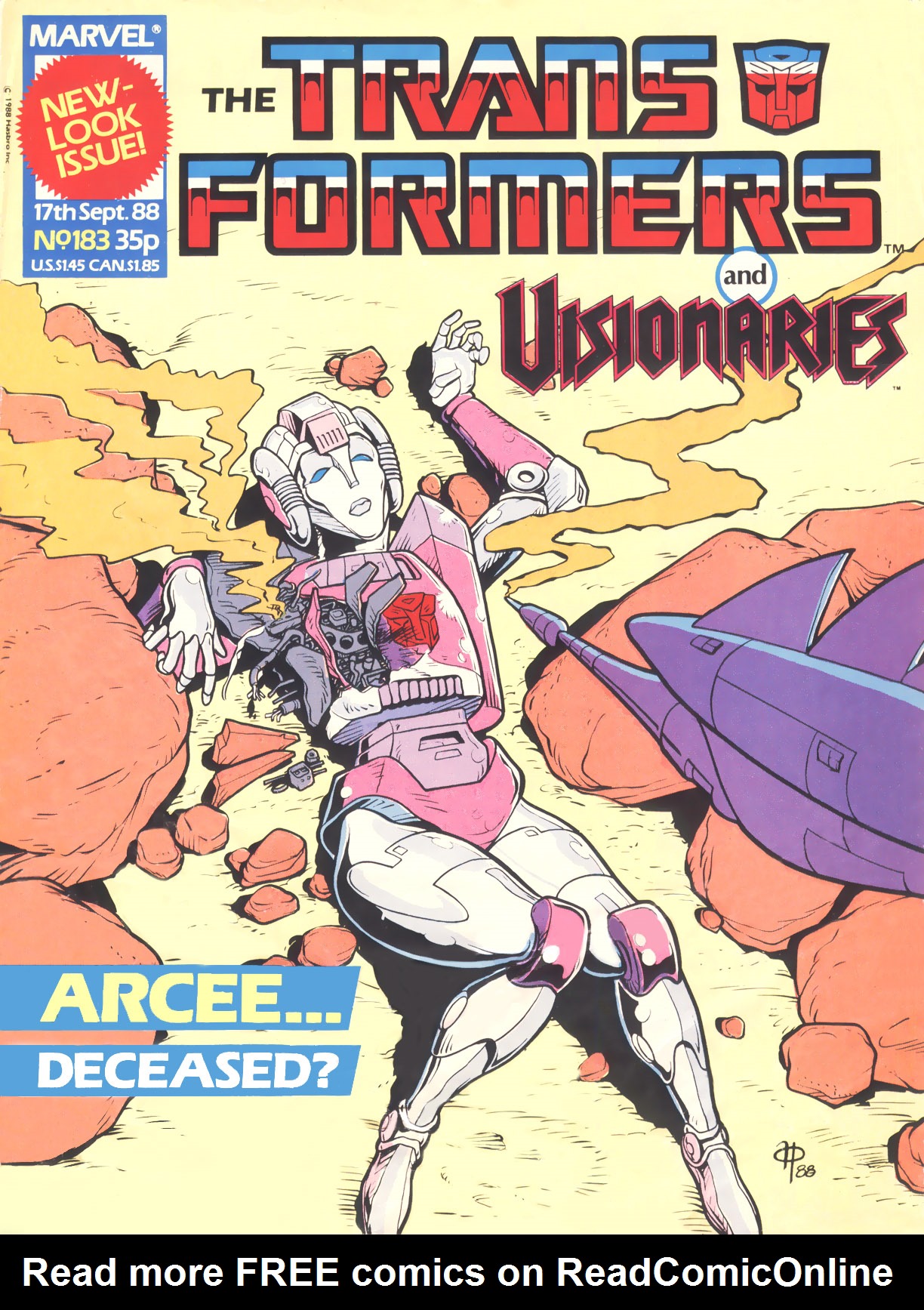 Read online The Transformers (UK) comic -  Issue #183 - 1