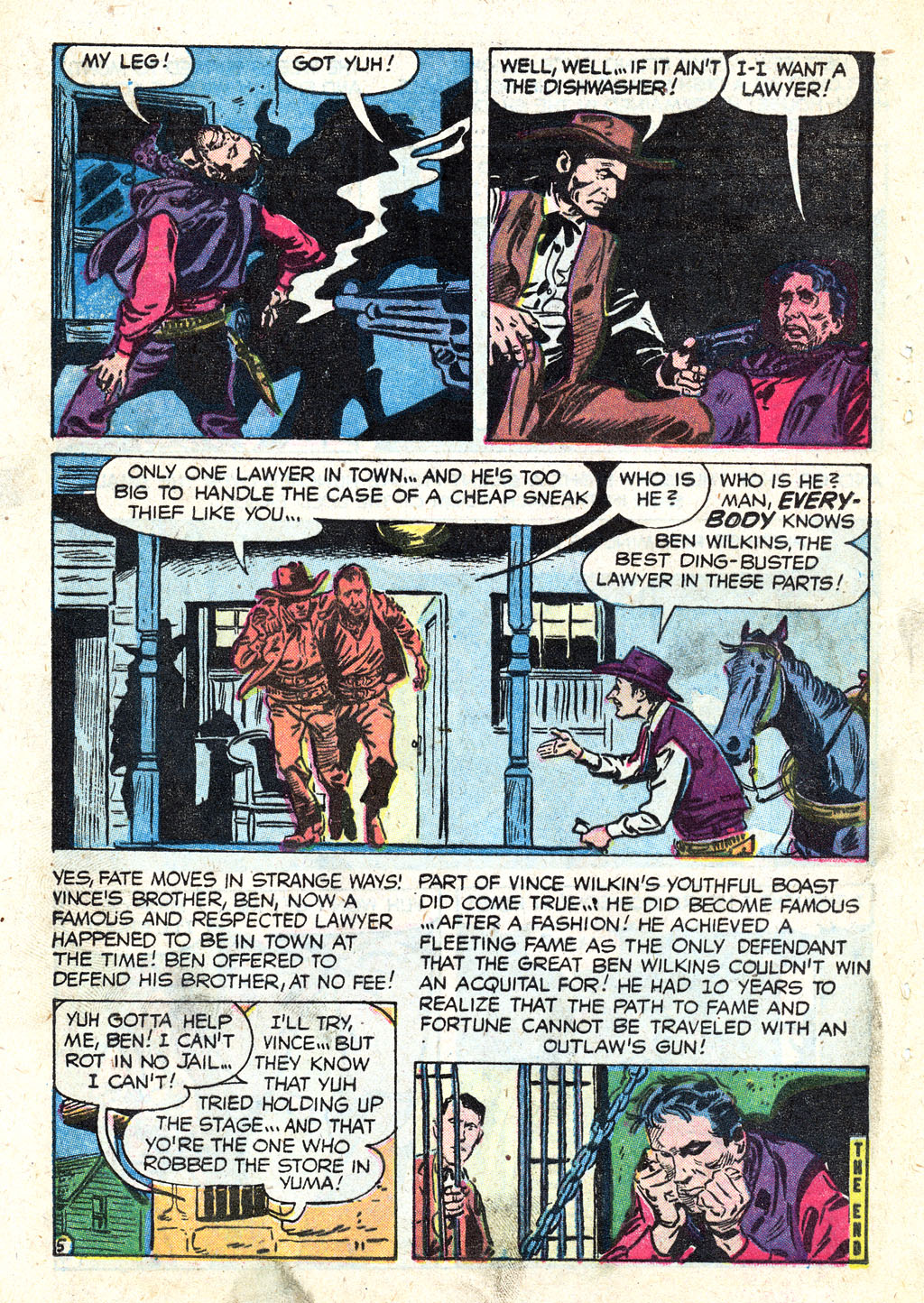 Read online Two Gun Western comic -  Issue #5 - 16