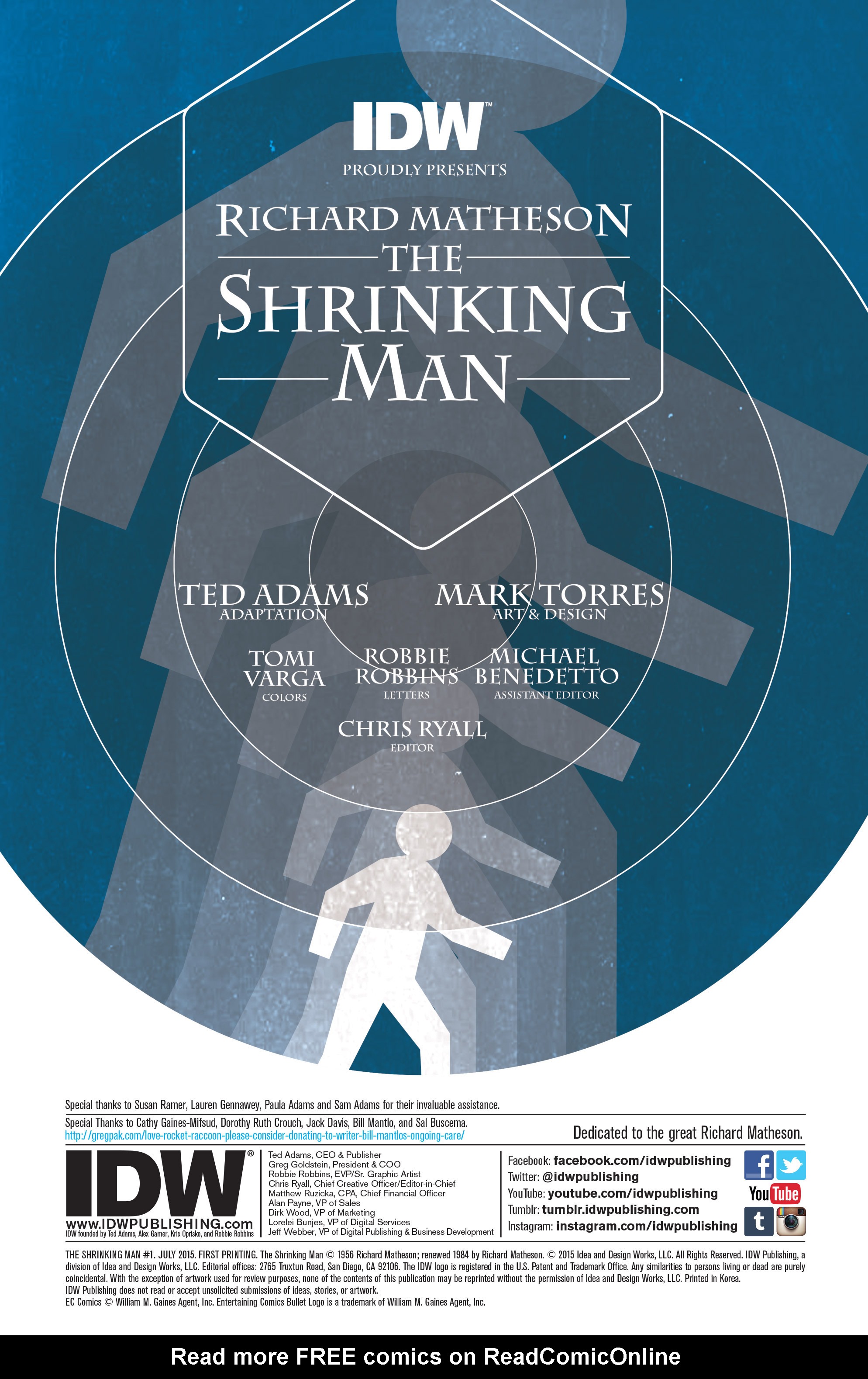 Read online The Shrinking Man comic -  Issue #1 - 2