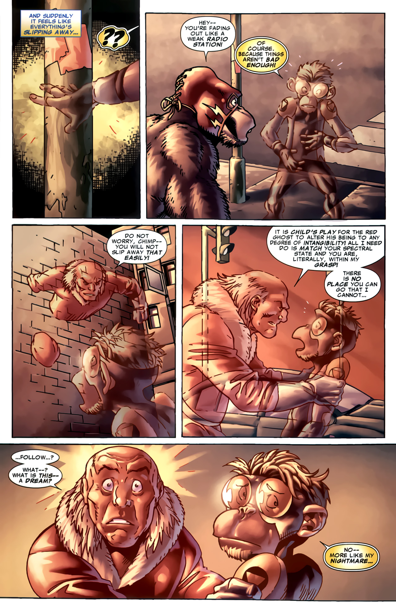 Read online Marvel Apes: Speedball Special comic -  Issue # Full - 24