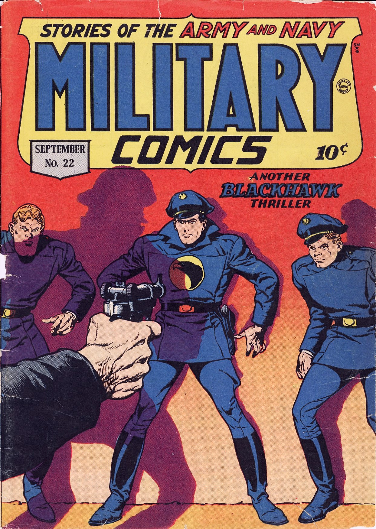 Read online Military Comics comic -  Issue #22 - 1