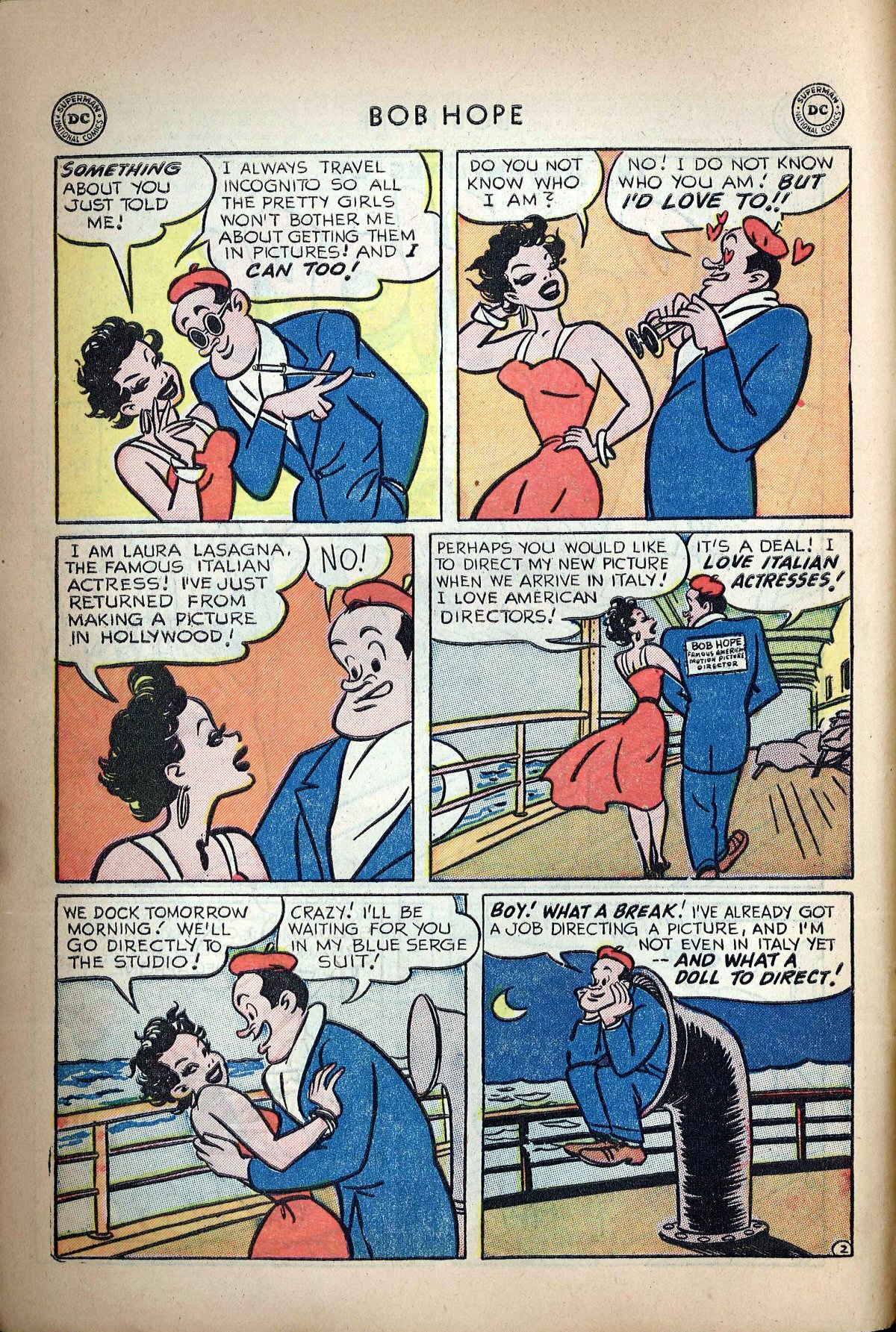 Read online The Adventures of Bob Hope comic -  Issue #23 - 12