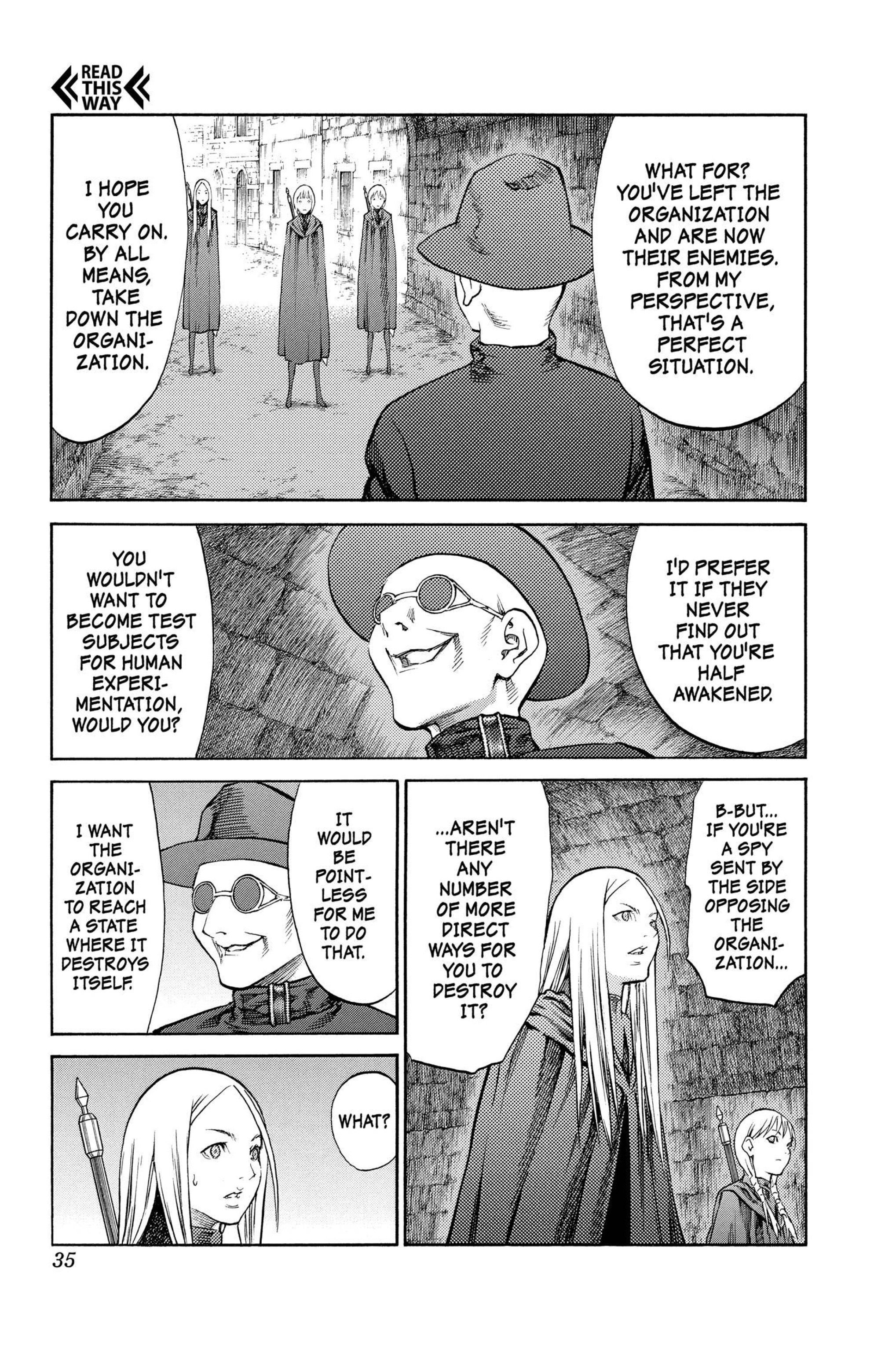 Read online Claymore comic -  Issue #16 - 34