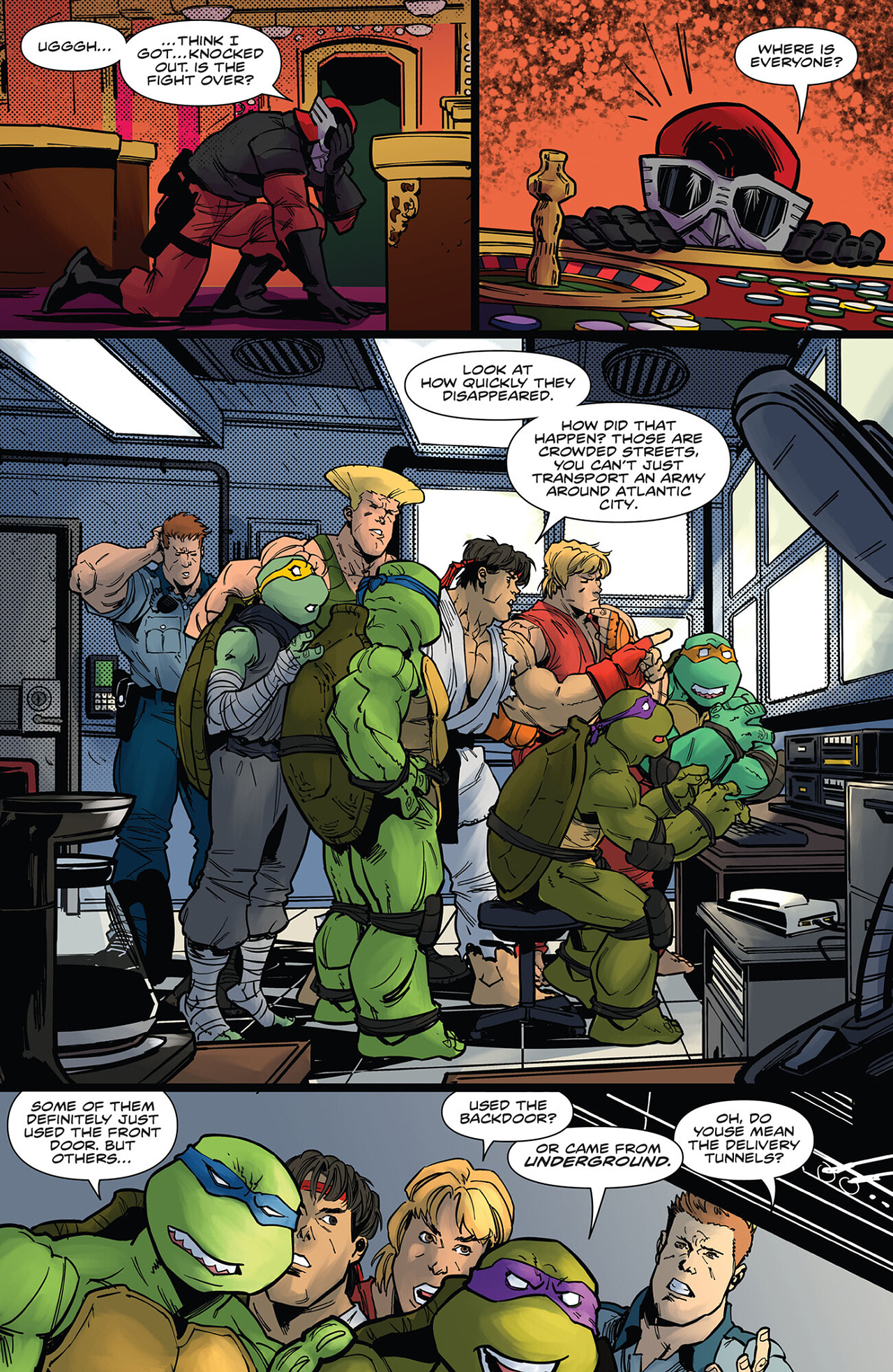 Read online Teenage Mutant Ninja Turtles vs. Street Fighter comic -  Issue #3 - 6