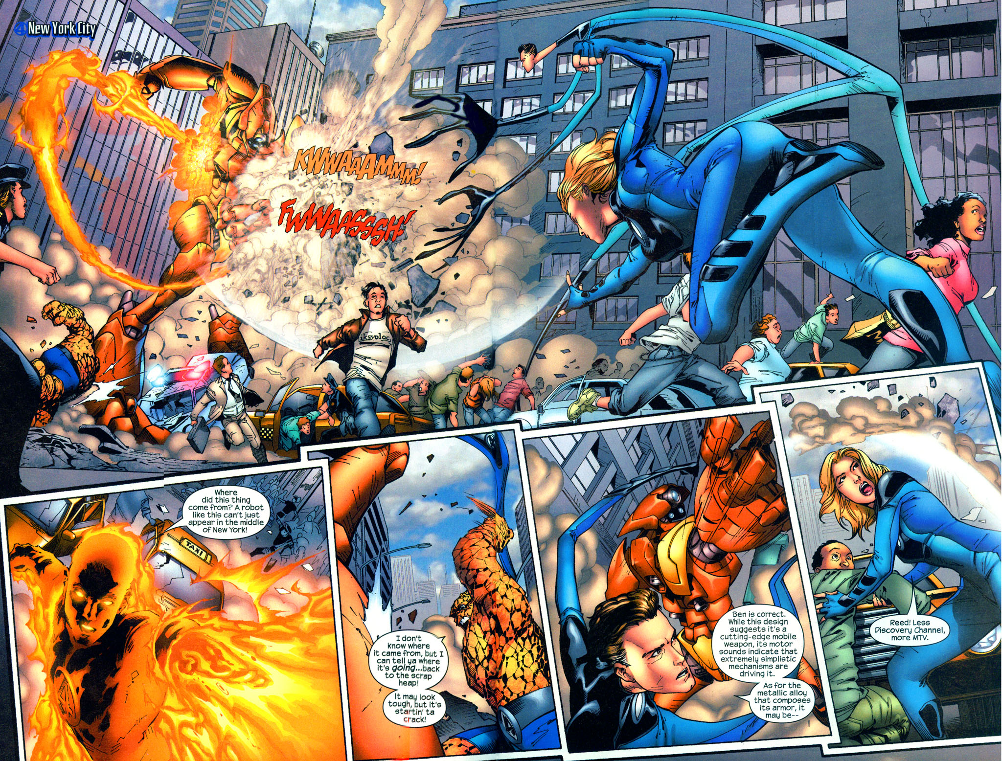 Read online Marvel Adventures Fantastic Four comic -  Issue #1 - 3