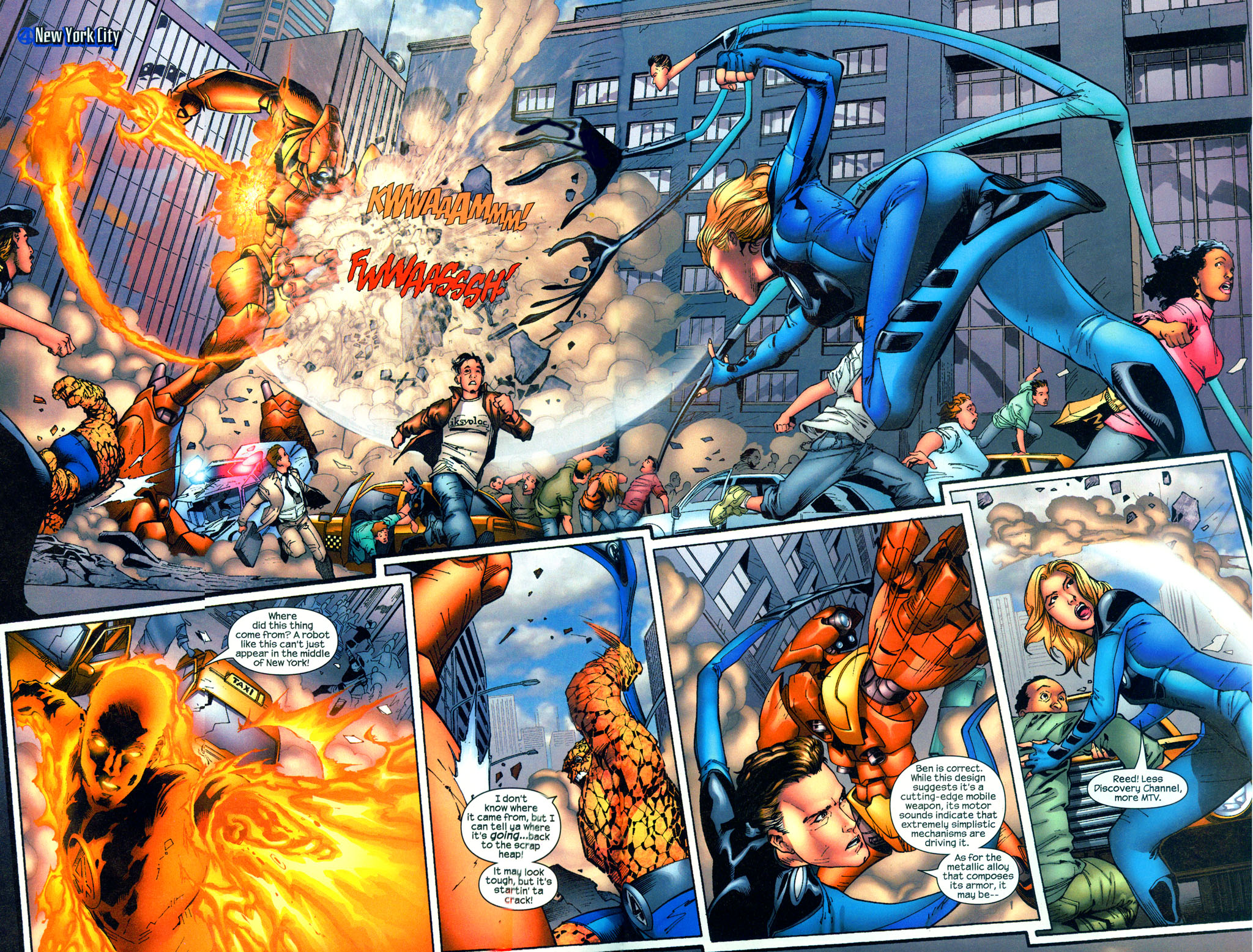 Read online Marvel Adventures Fantastic Four comic -  Issue #1 - 3