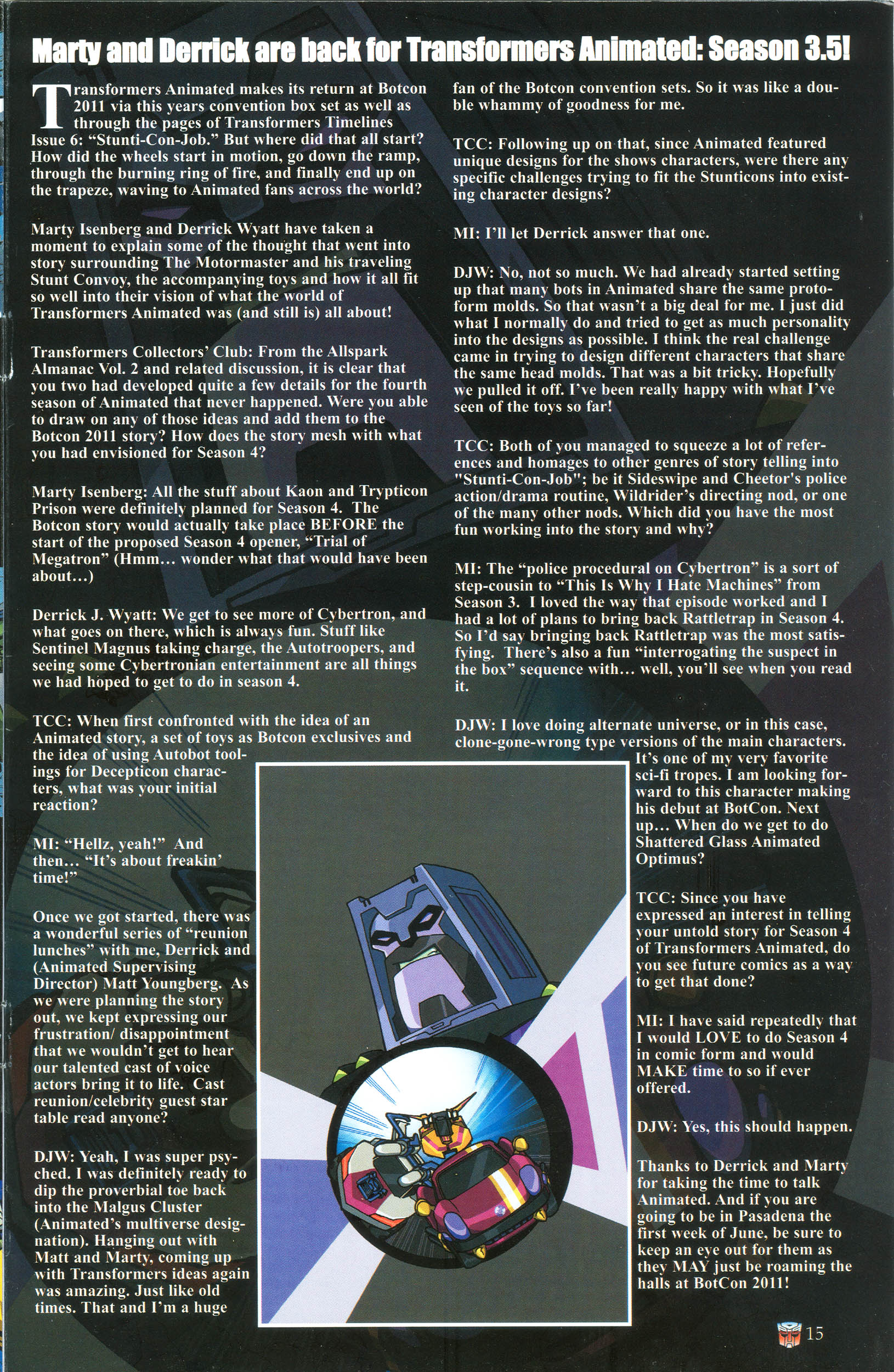 Read online Transformers: Collectors' Club comic -  Issue #39 - 15