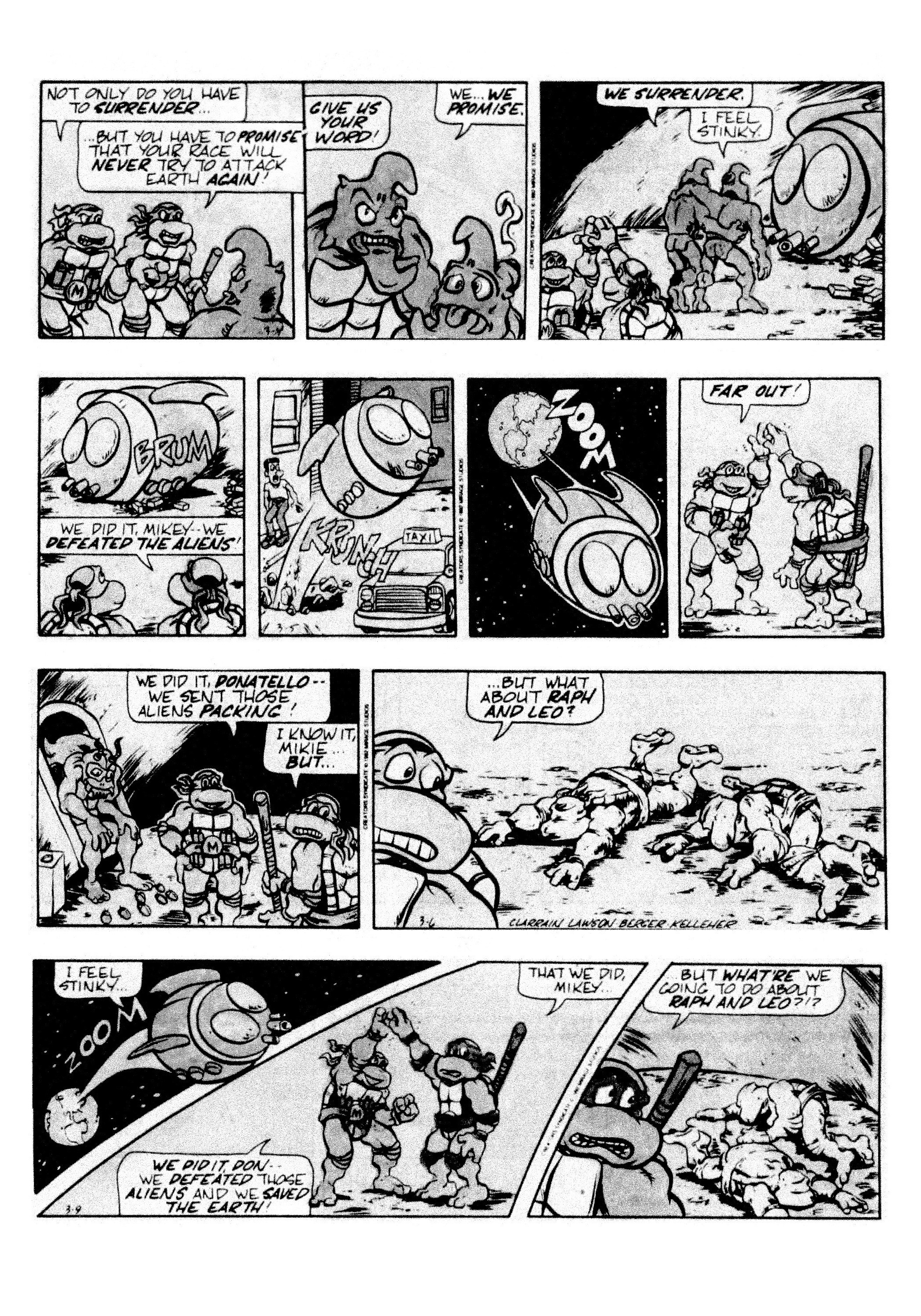 Read online Teenage Mutant Ninja Turtles: Complete Newspaper Daily Comic Strip Collection comic -  Issue # TPB 2 (Part 1) - 95