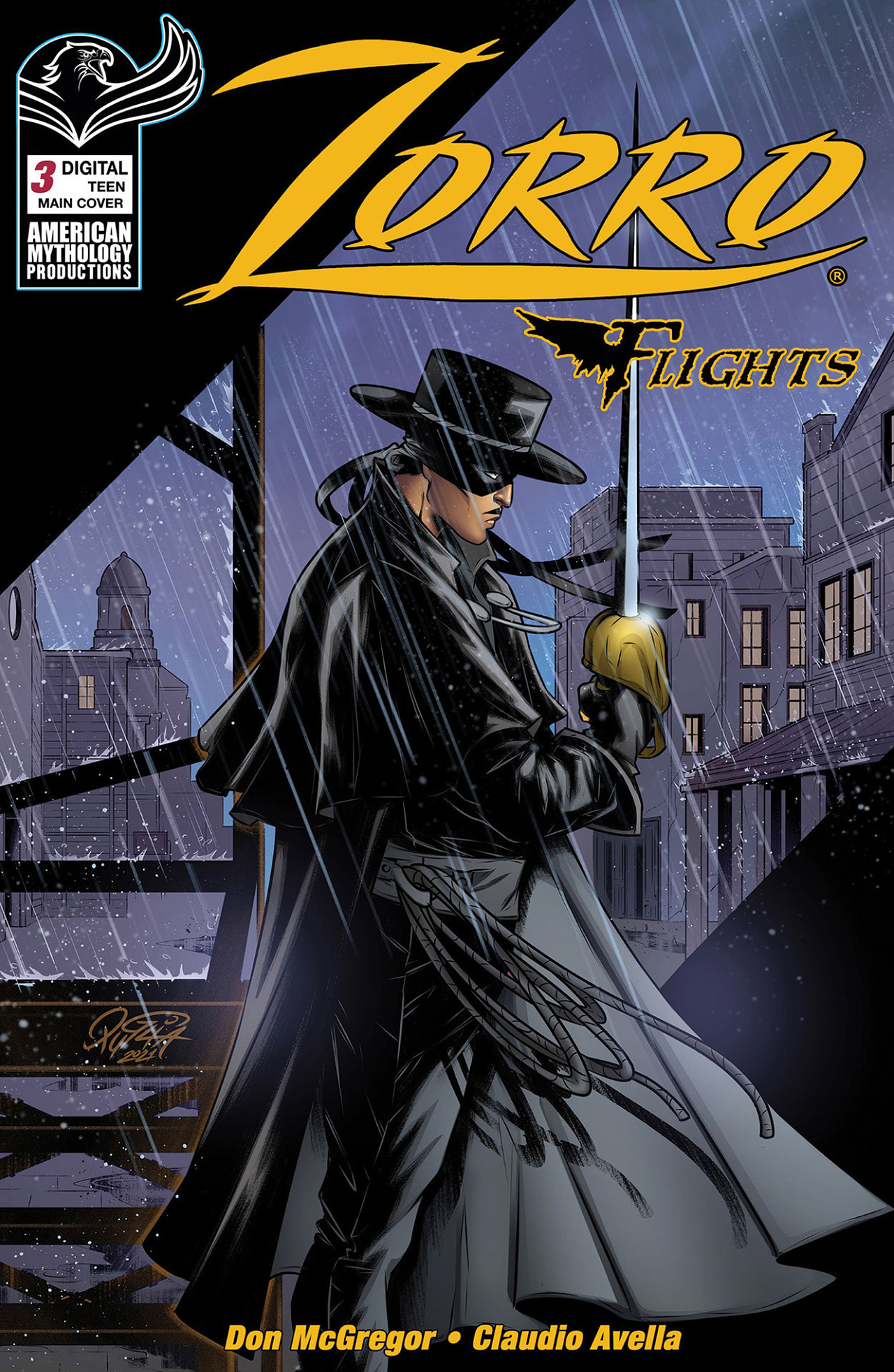 Read online Zorro Flights comic -  Issue #3 - 1