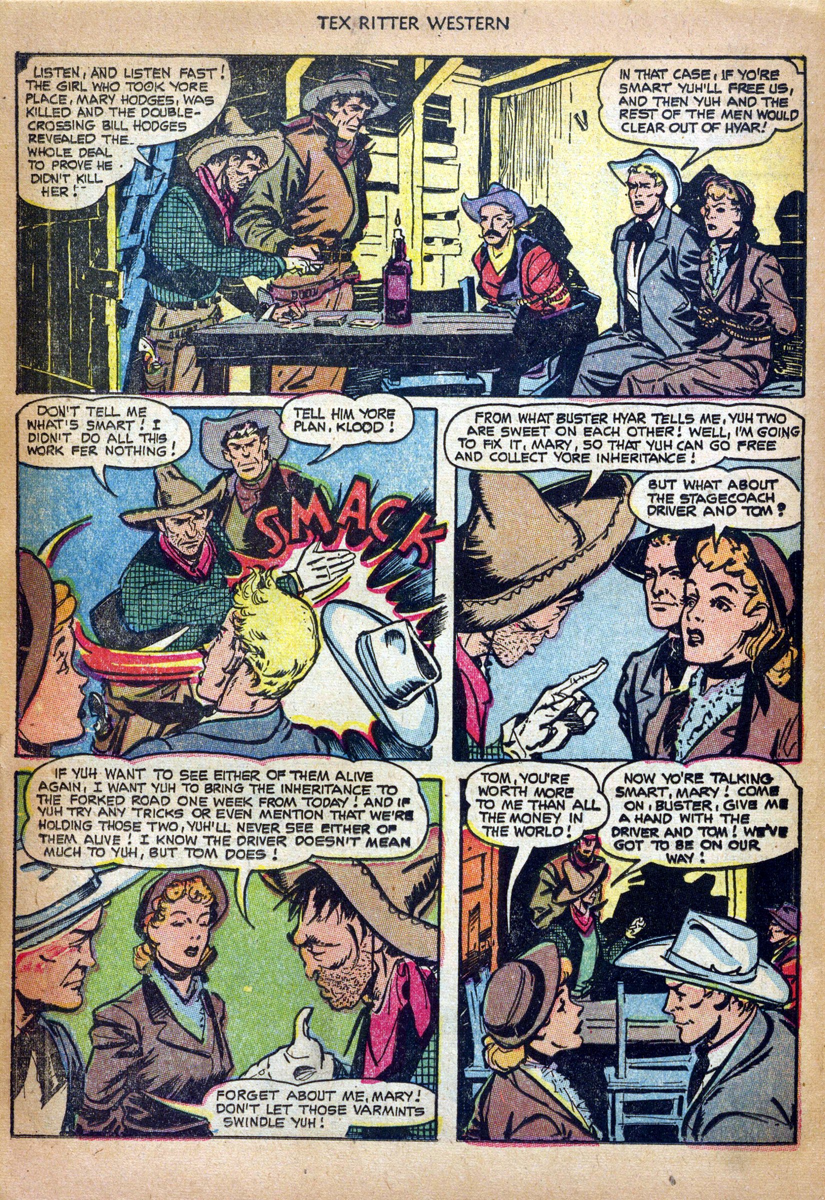 Read online Tex Ritter Western comic -  Issue #18 - 18