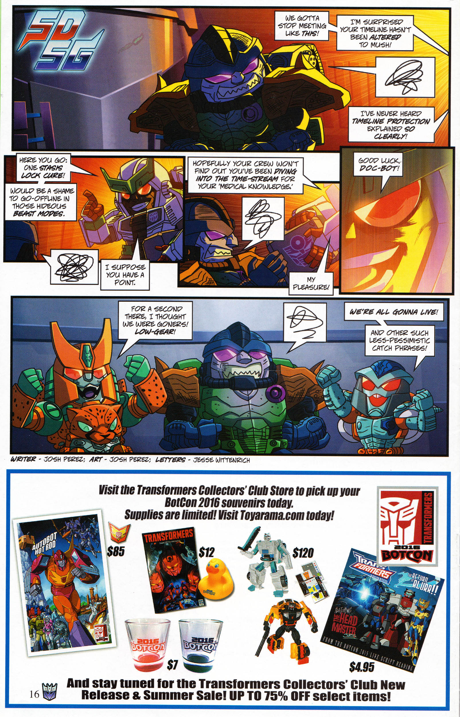 Read online Transformers: Collectors' Club comic -  Issue #70 - 16