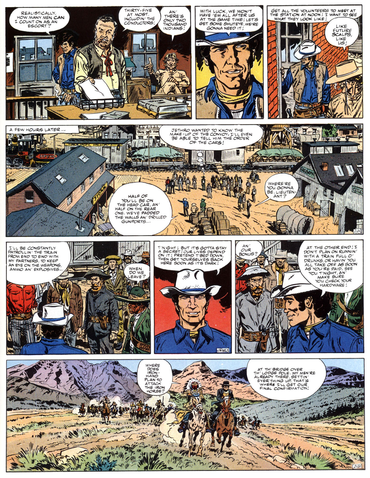 Read online Epic Graphic Novel: Lieutenant Blueberry comic -  Issue #2 - 25