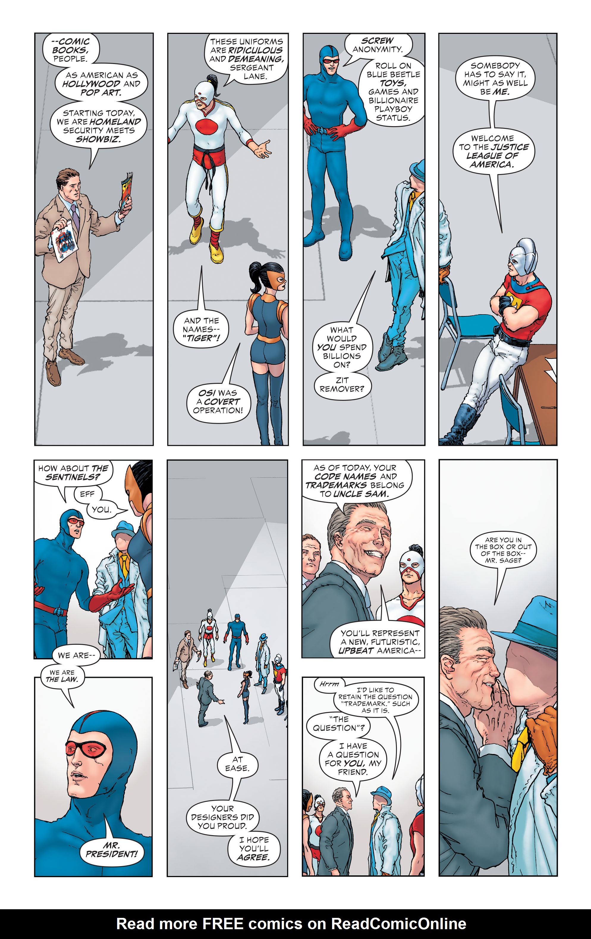 Read online The Multiversity: Pax Americana comic -  Issue # Full - 21
