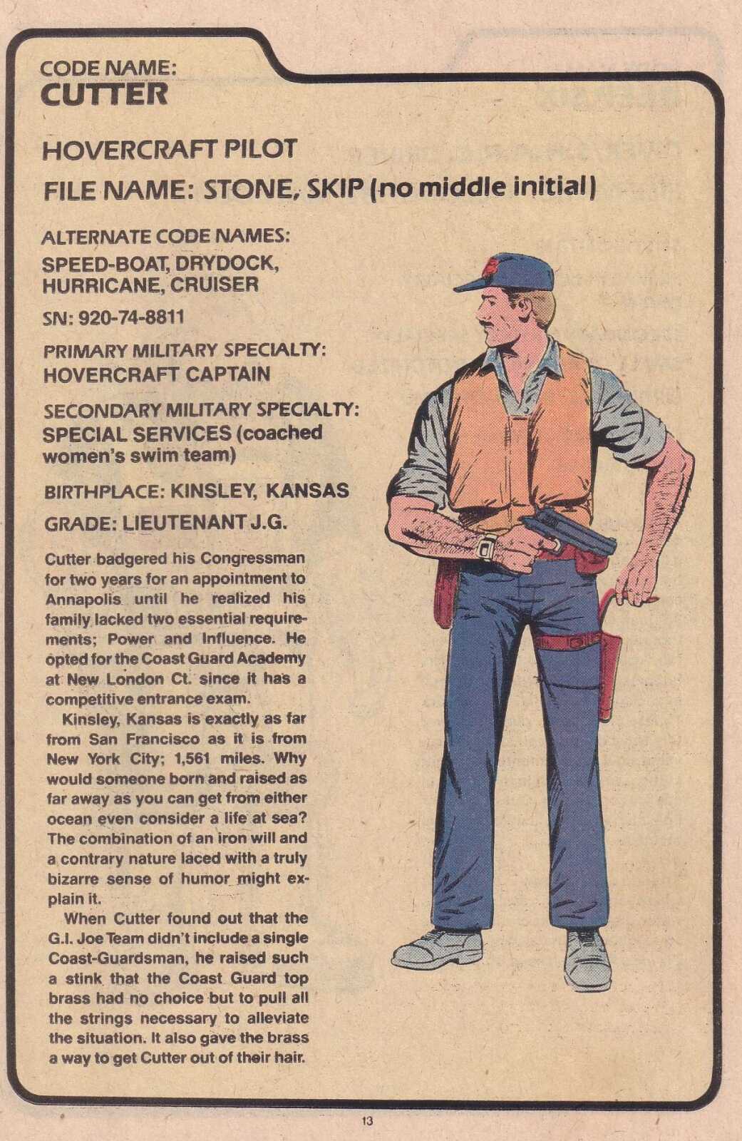 Read online The G.I. Joe Order of Battle comic -  Issue #1 - 15