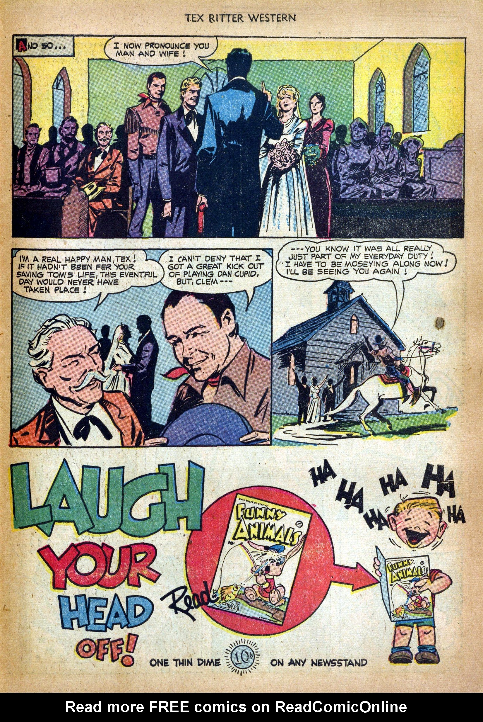 Read online Tex Ritter Western comic -  Issue #18 - 27