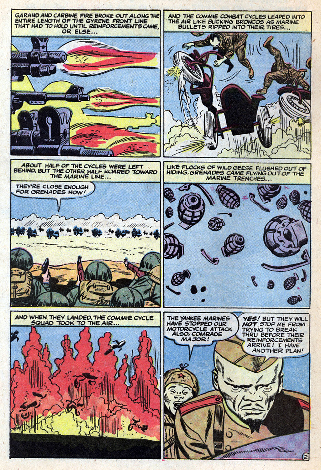 Read online Marines in Action comic -  Issue #8 - 4