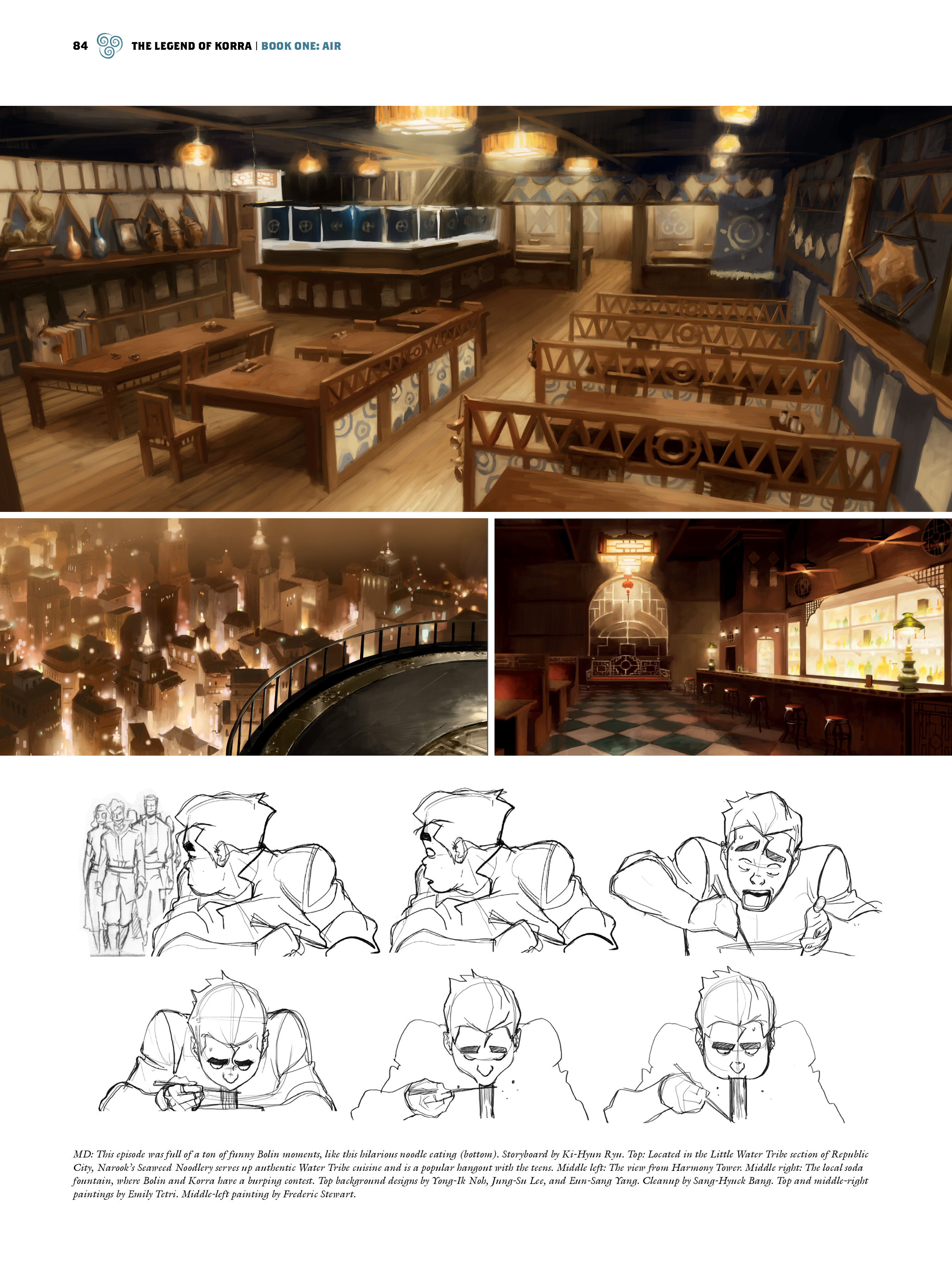 Read online The Legend of Korra: The Art of the Animated Series comic -  Issue # TPB 1 - 77