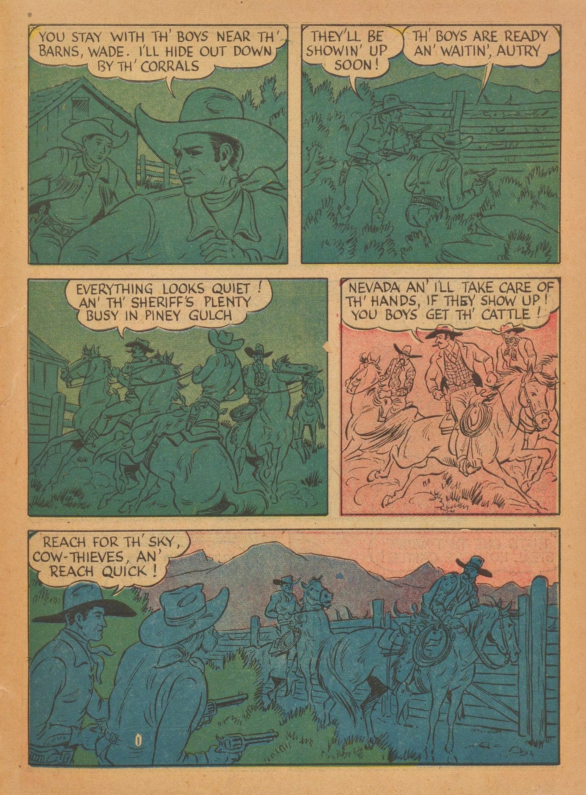 Read online Gene Autry Comics comic -  Issue #6 - 51