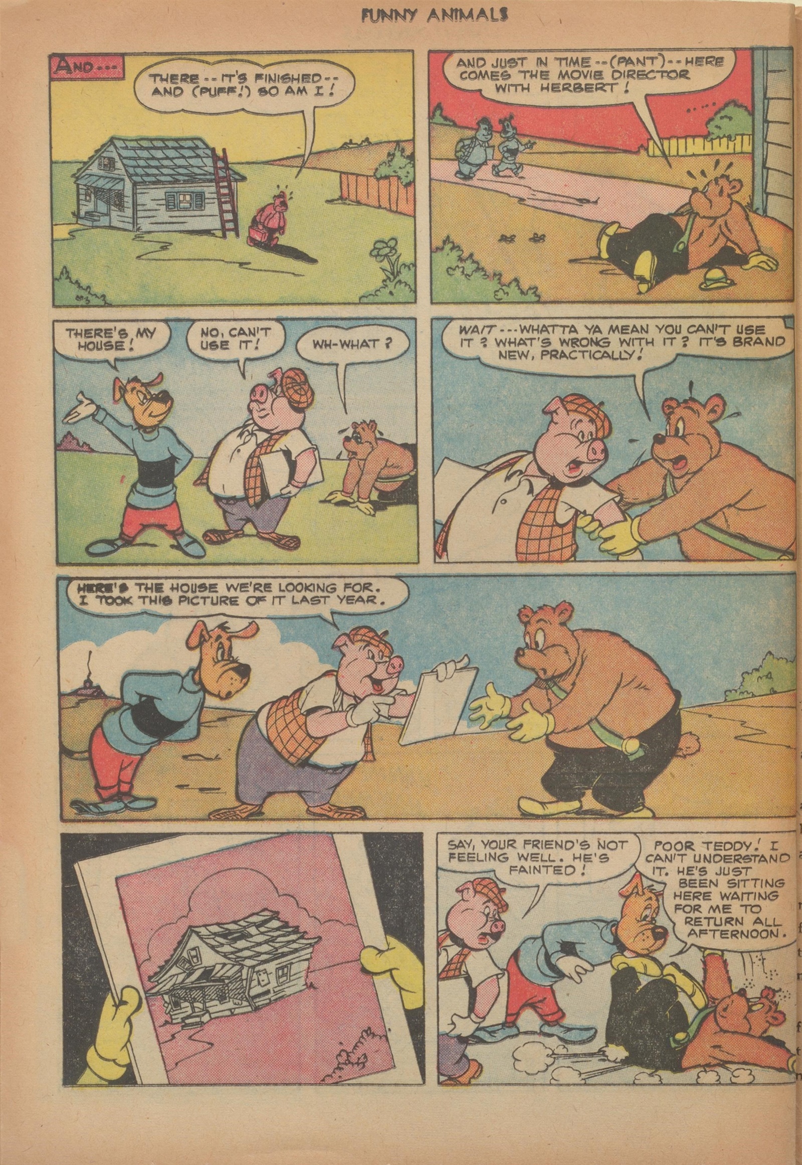 Read online Fawcett's Funny Animals comic -  Issue #69 - 24