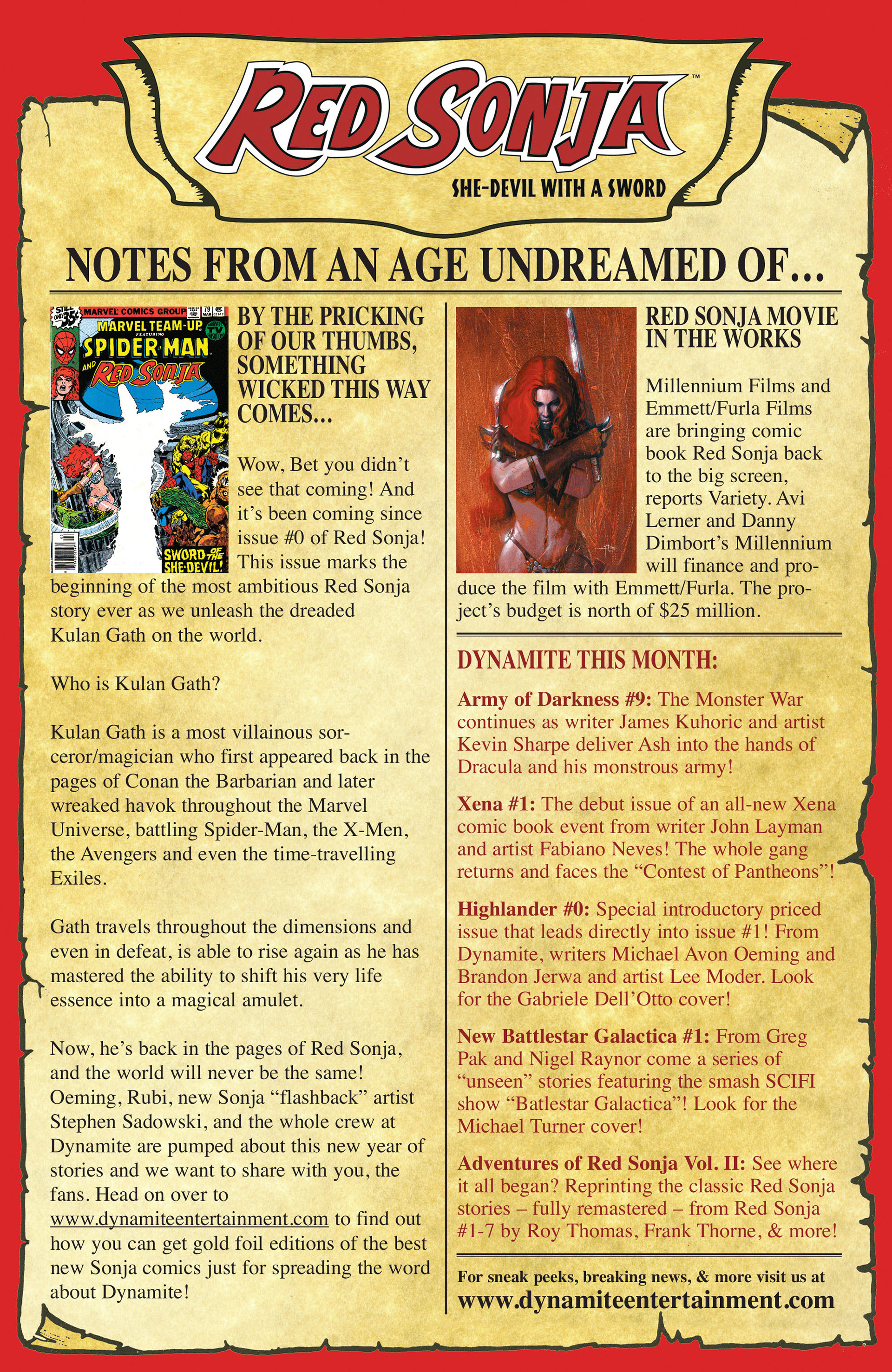 Read online Red Sonja Omnibus comic -  Issue # TPB 1 - 293