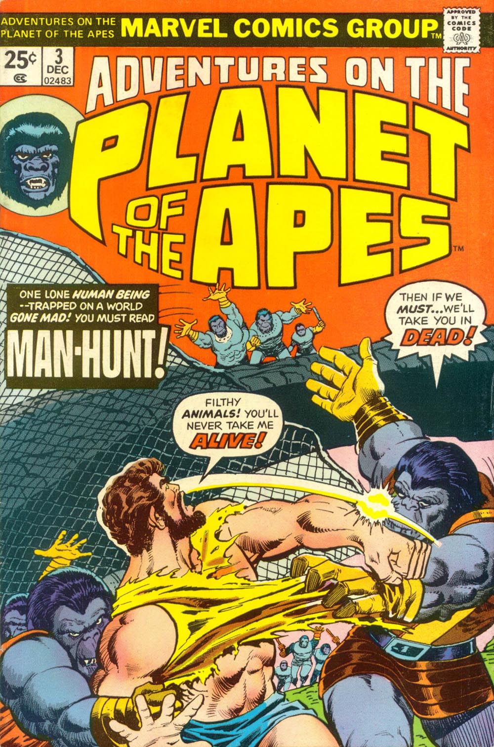 Read online Adventures on the Planet of the Apes comic -  Issue #3 - 1