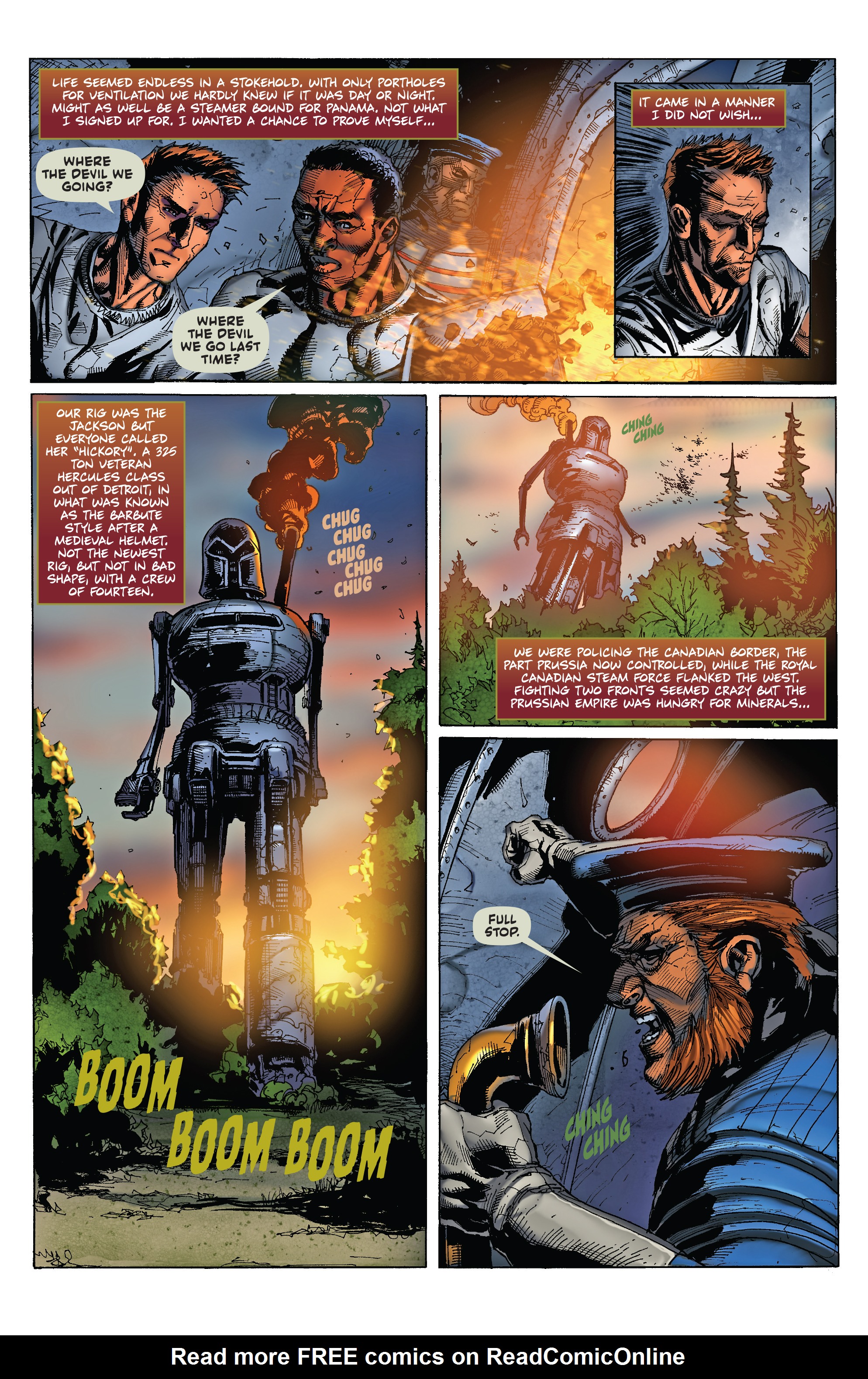 Read online Larry Blamire’s Steam Wars comic -  Issue #1 - 9