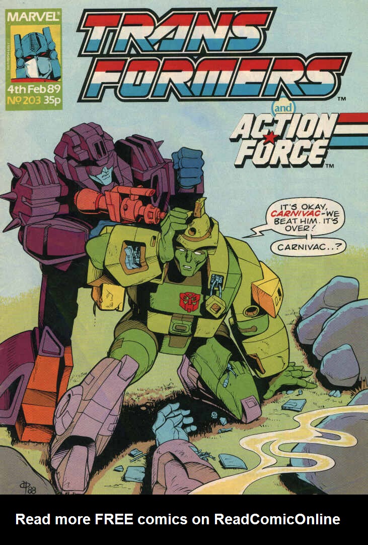 Read online The Transformers (UK) comic -  Issue #203 - 1