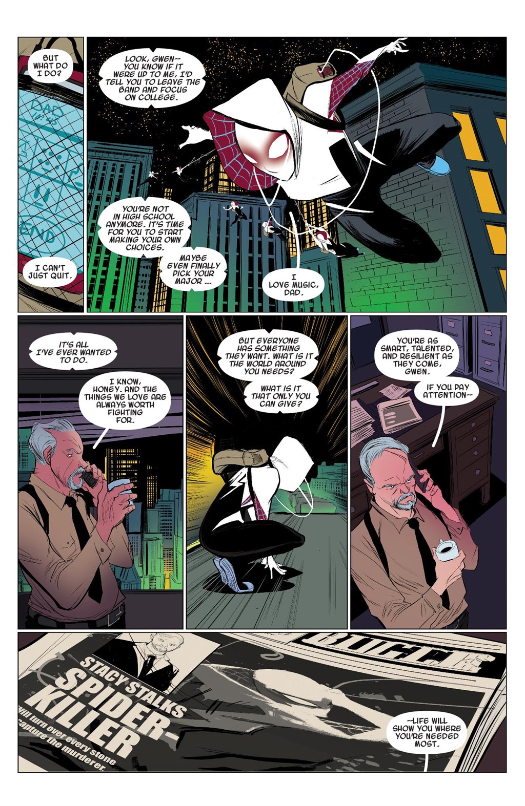 Read online Marvel-Verse Spider-Gwen: Ghost Spider comic -  Issue # TPB - 10