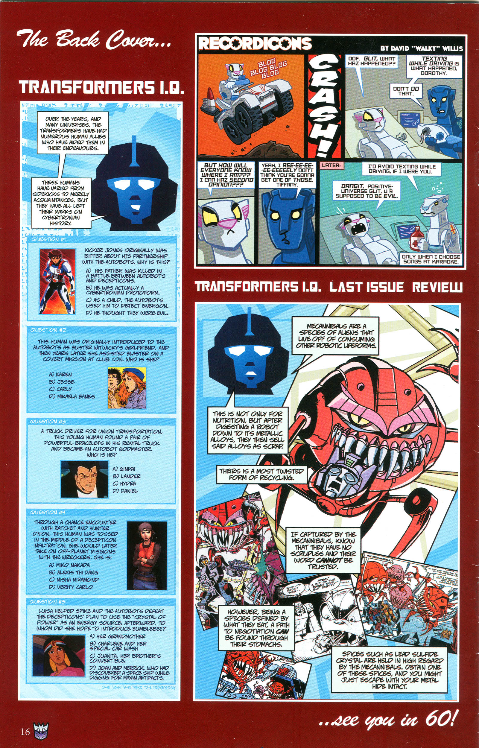 Read online Transformers: Collectors' Club comic -  Issue #47 - 16