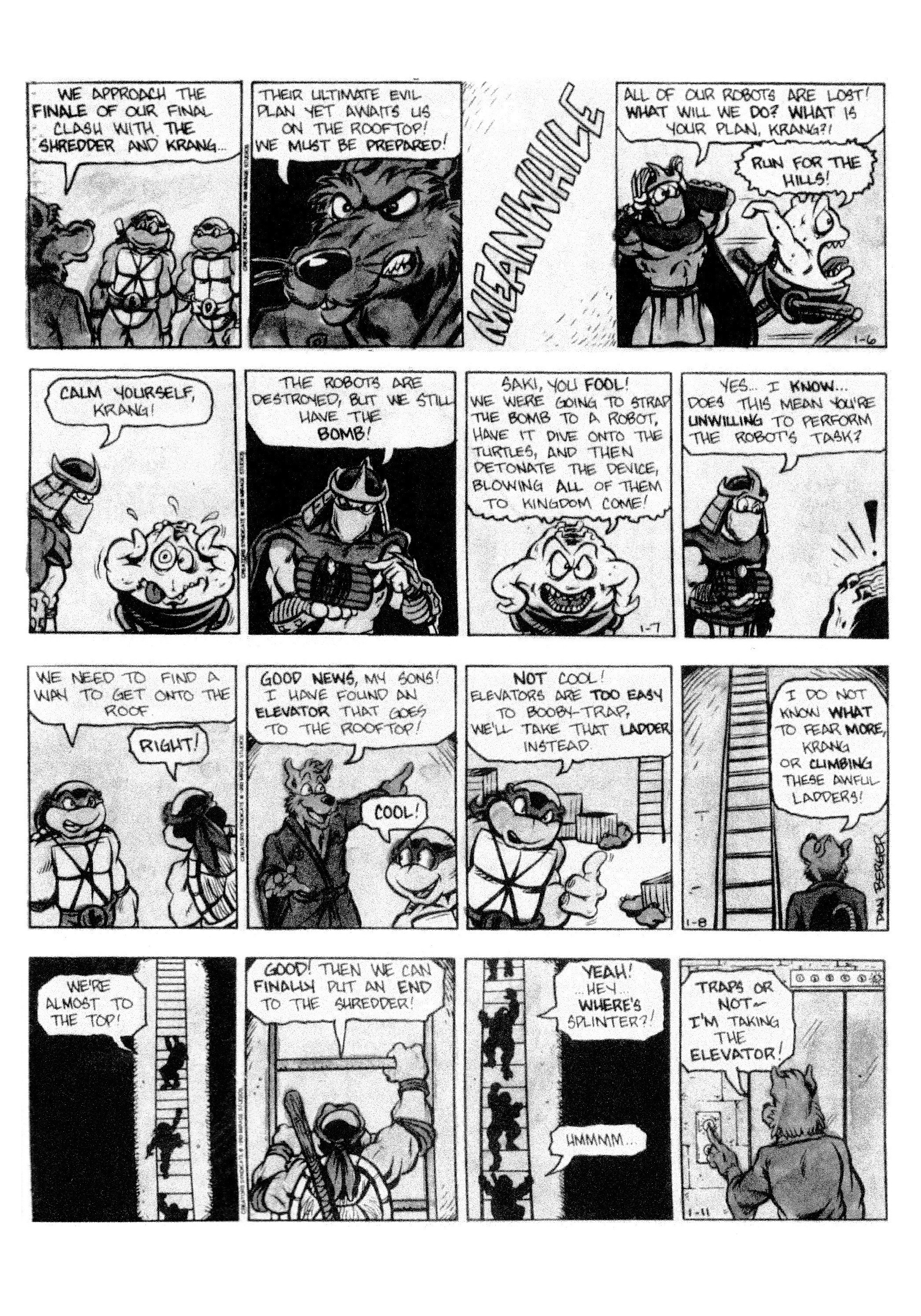 Read online Teenage Mutant Ninja Turtles: Complete Newspaper Daily Comic Strip Collection comic -  Issue # TPB 2 (Part 2) - 52