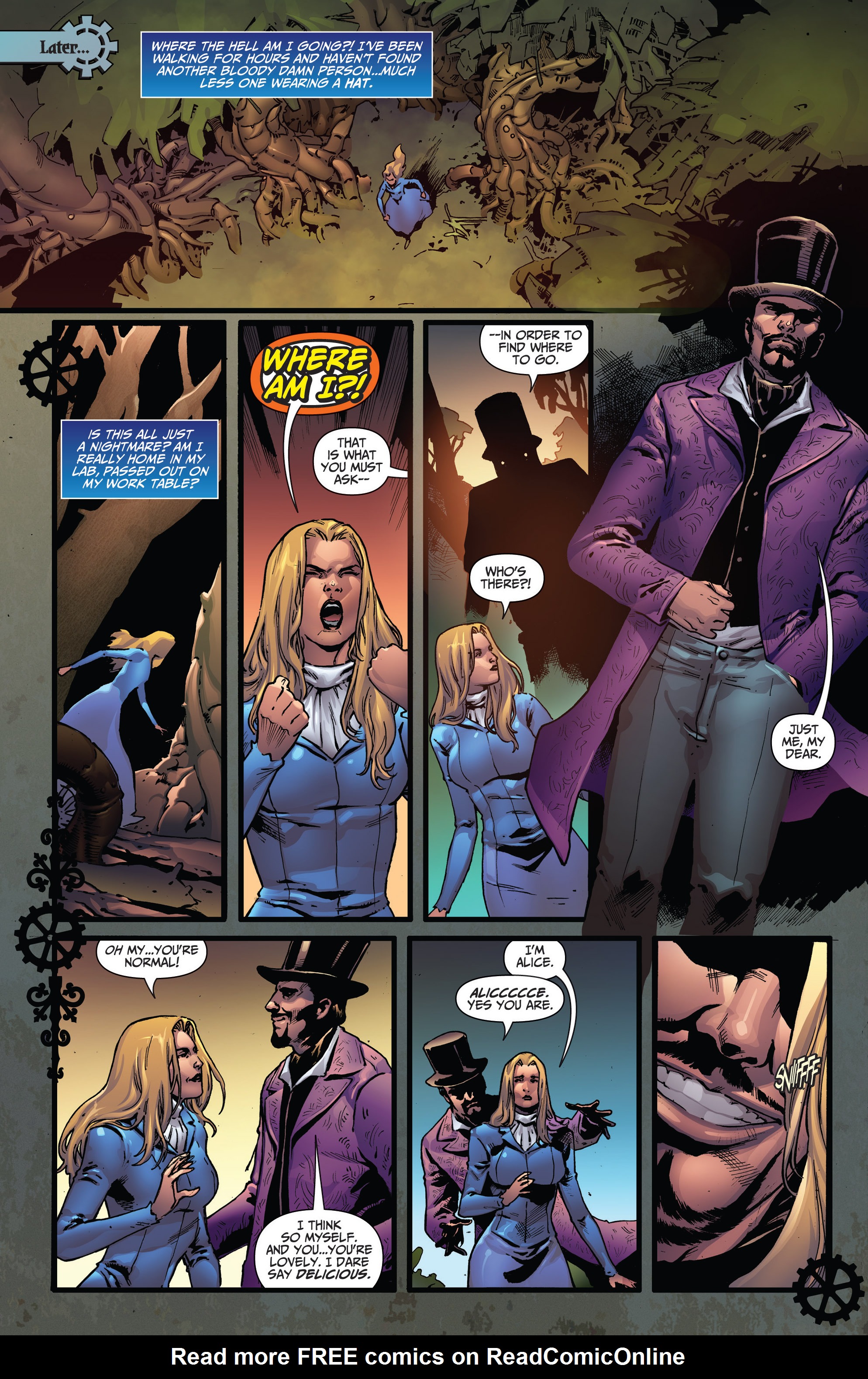 Read online Steampunk: Alice in Wonderland comic -  Issue # Full - 16
