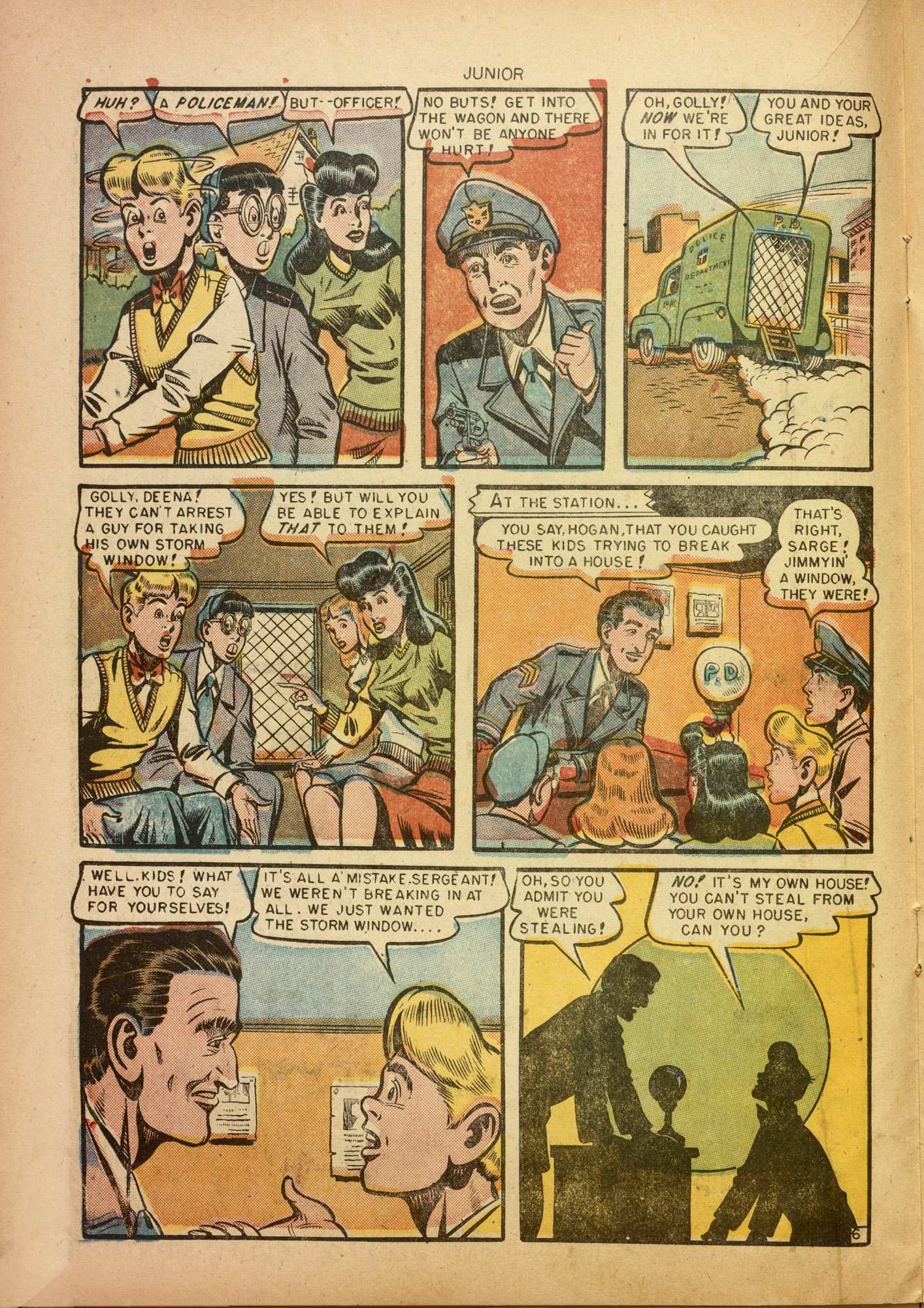 Read online Junior (1947) comic -  Issue #12 - 16