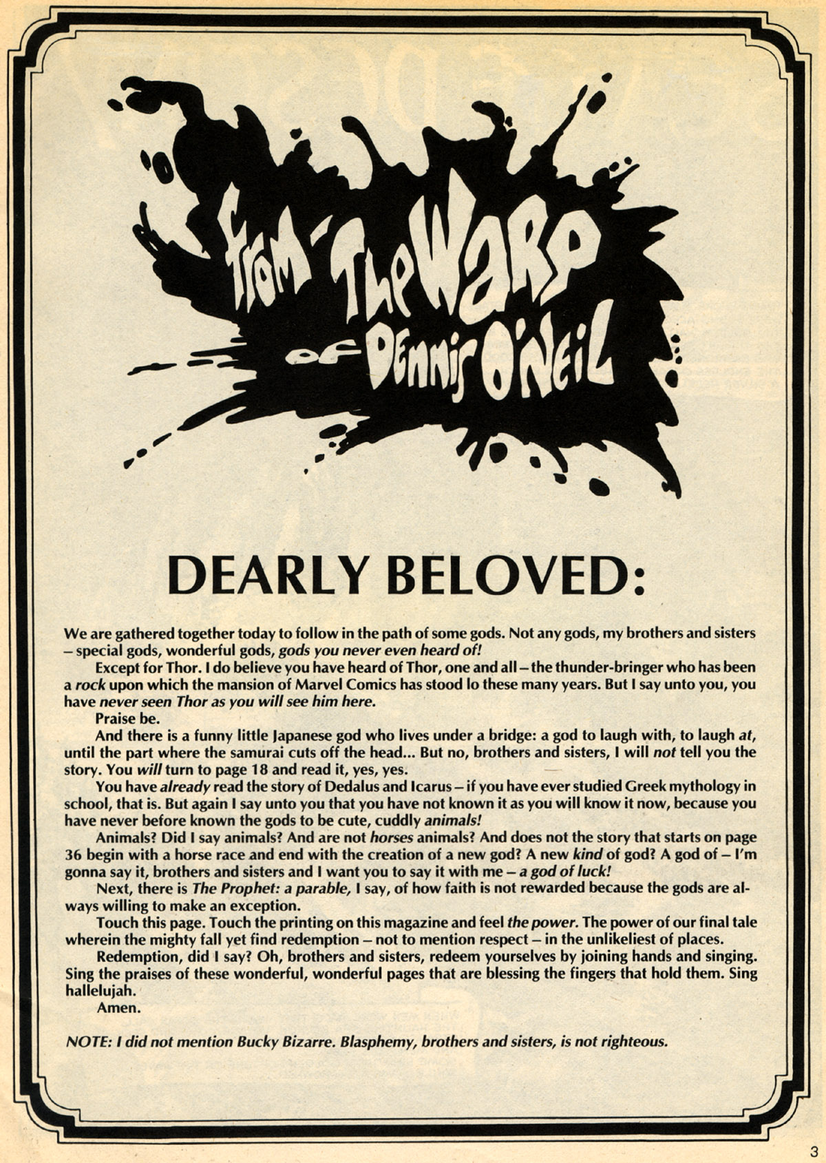 Read online Bizarre Adventures comic -  Issue #32 - 3