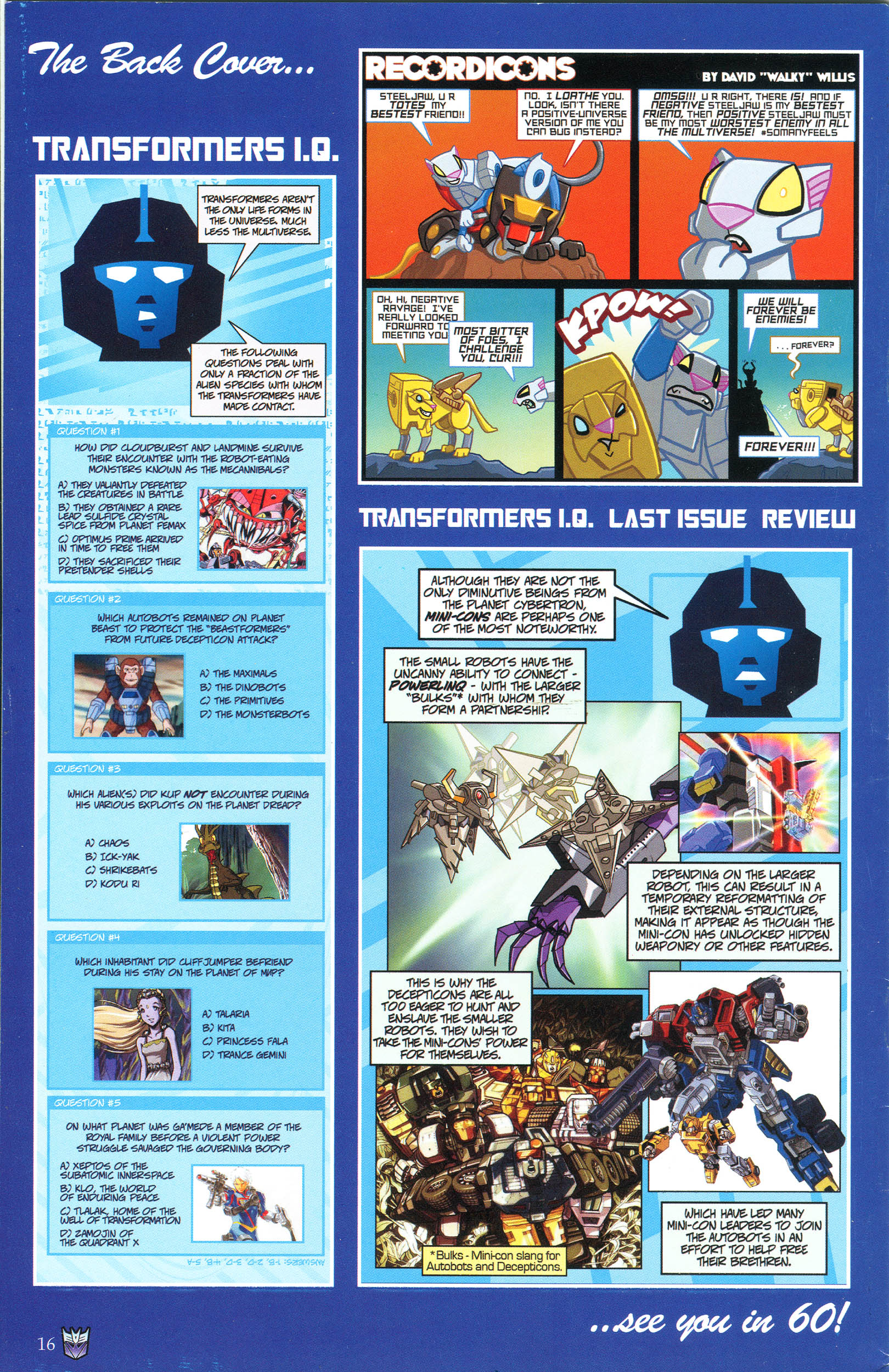 Read online Transformers: Collectors' Club comic -  Issue #46 - 16