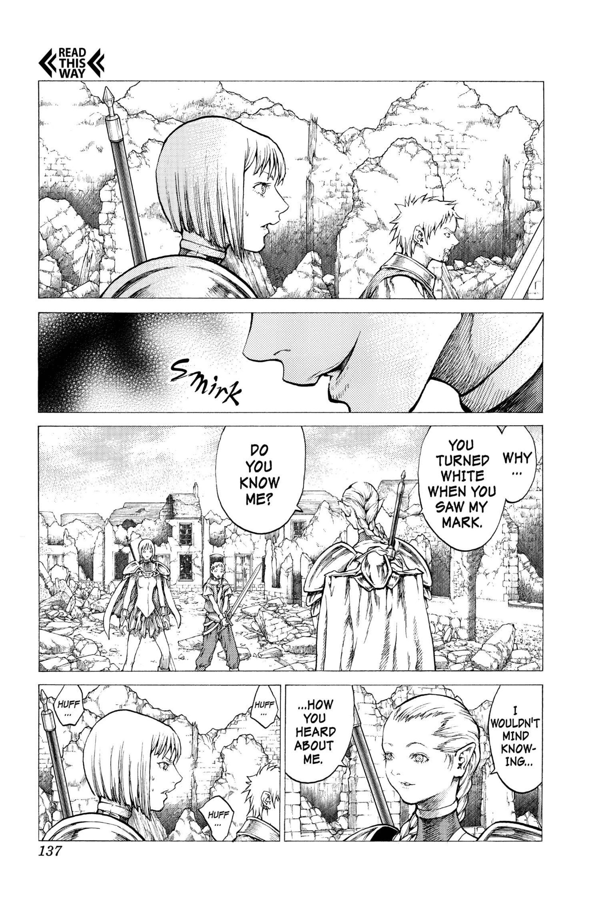 Read online Claymore comic -  Issue #6 - 130