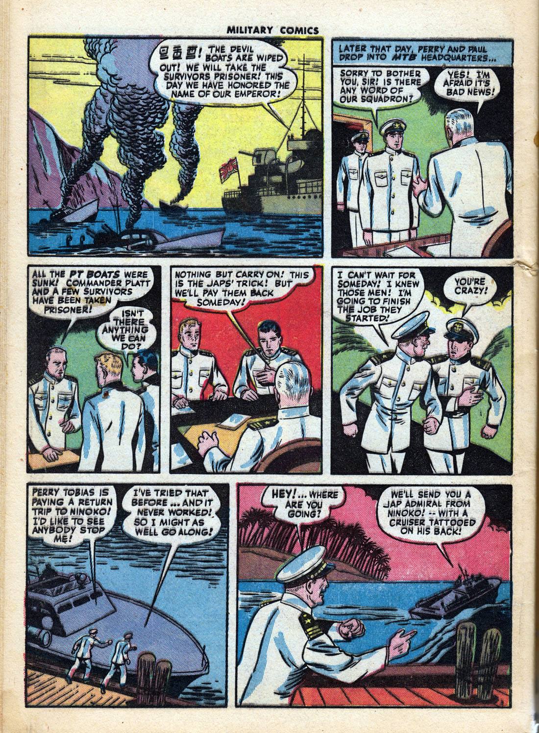 Read online Military Comics comic -  Issue #37 - 52