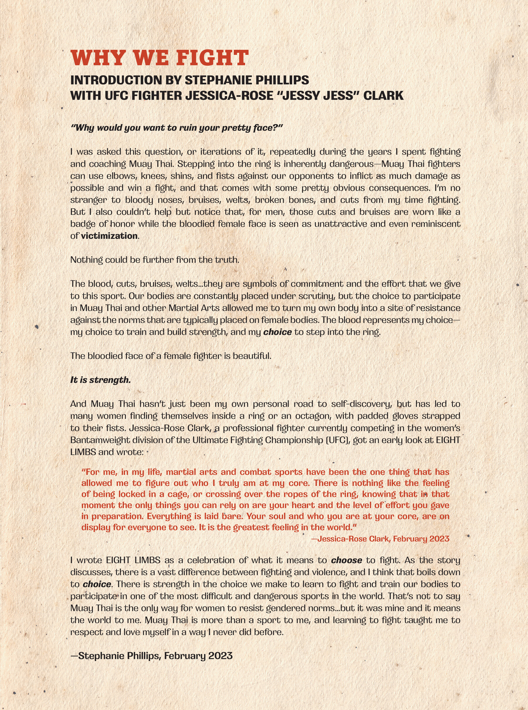 Read online Eight Limbs comic -  Issue # TPB - 4