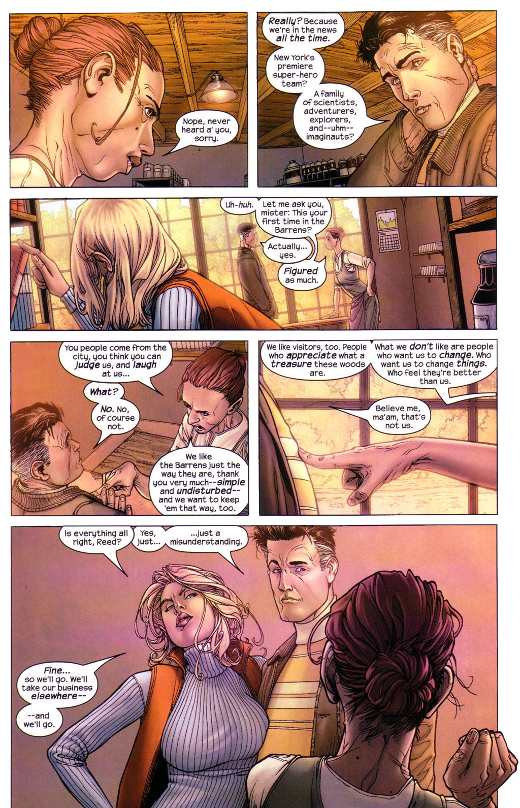 Read online Marvel Knights 4 comic -  Issue #5 - 7