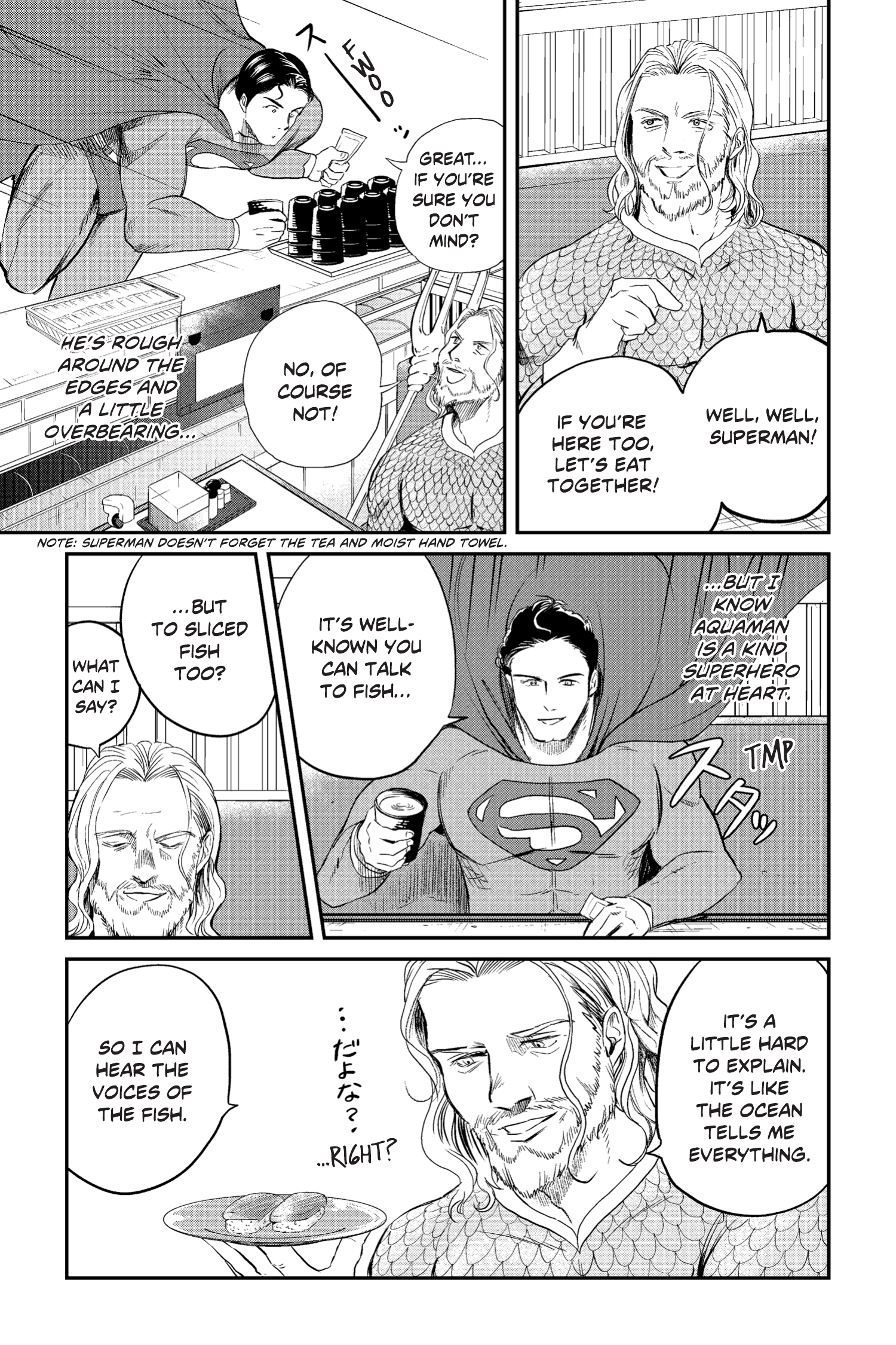 Read online Superman vs. Meshi comic -  Issue #6 - 8