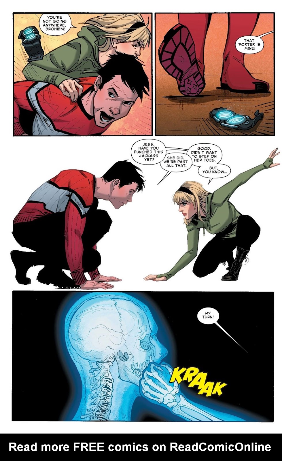 <{ $series->title }} issue Edge of Spider-Verse (Part 5) - Page 1