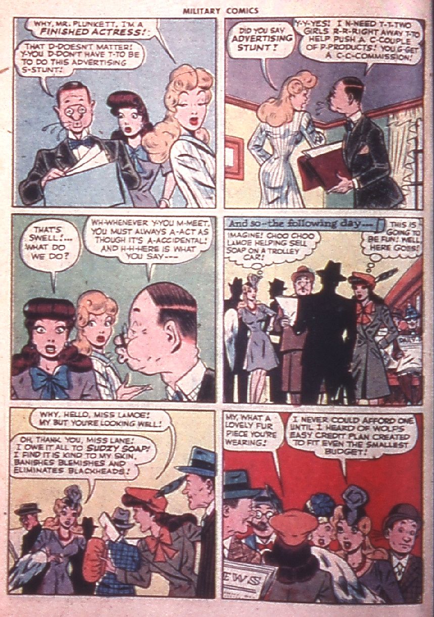 Read online Military Comics comic -  Issue #38 - 22