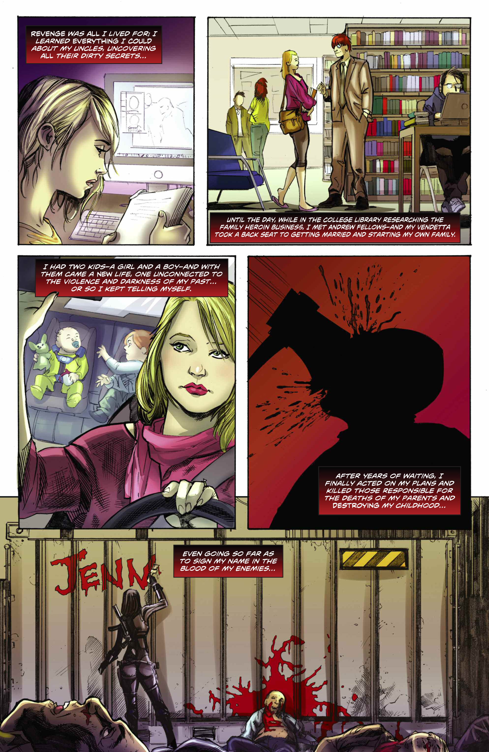 Read online Swords of Sorrow: Vampirella & Jennifer Blood comic -  Issue #1 - 9