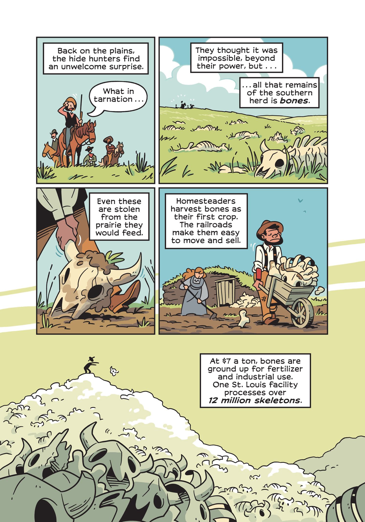 Read online History Comics comic -  Issue # The American Bison - The Buffalos Survival Tale - 62