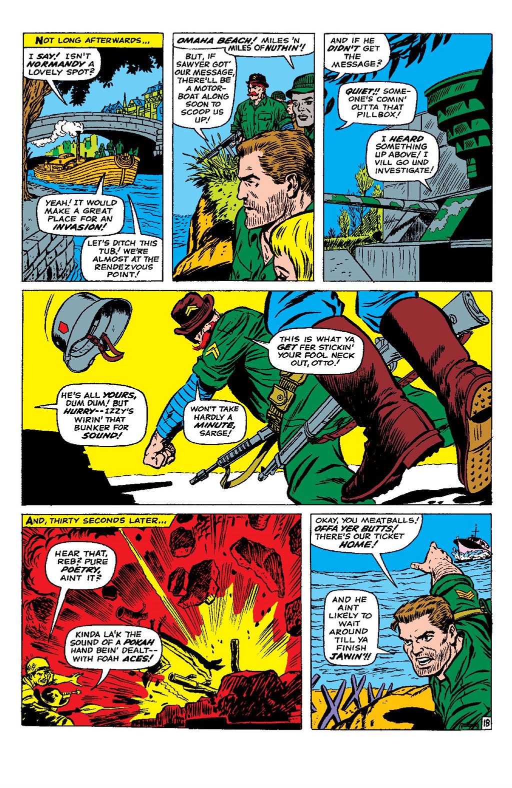 Read online Sgt. Fury Epic Collection: The Howling Commandos comic -  Issue #Sgt. Fury Epic Collection Berlin Breakout (Part 1) - 44