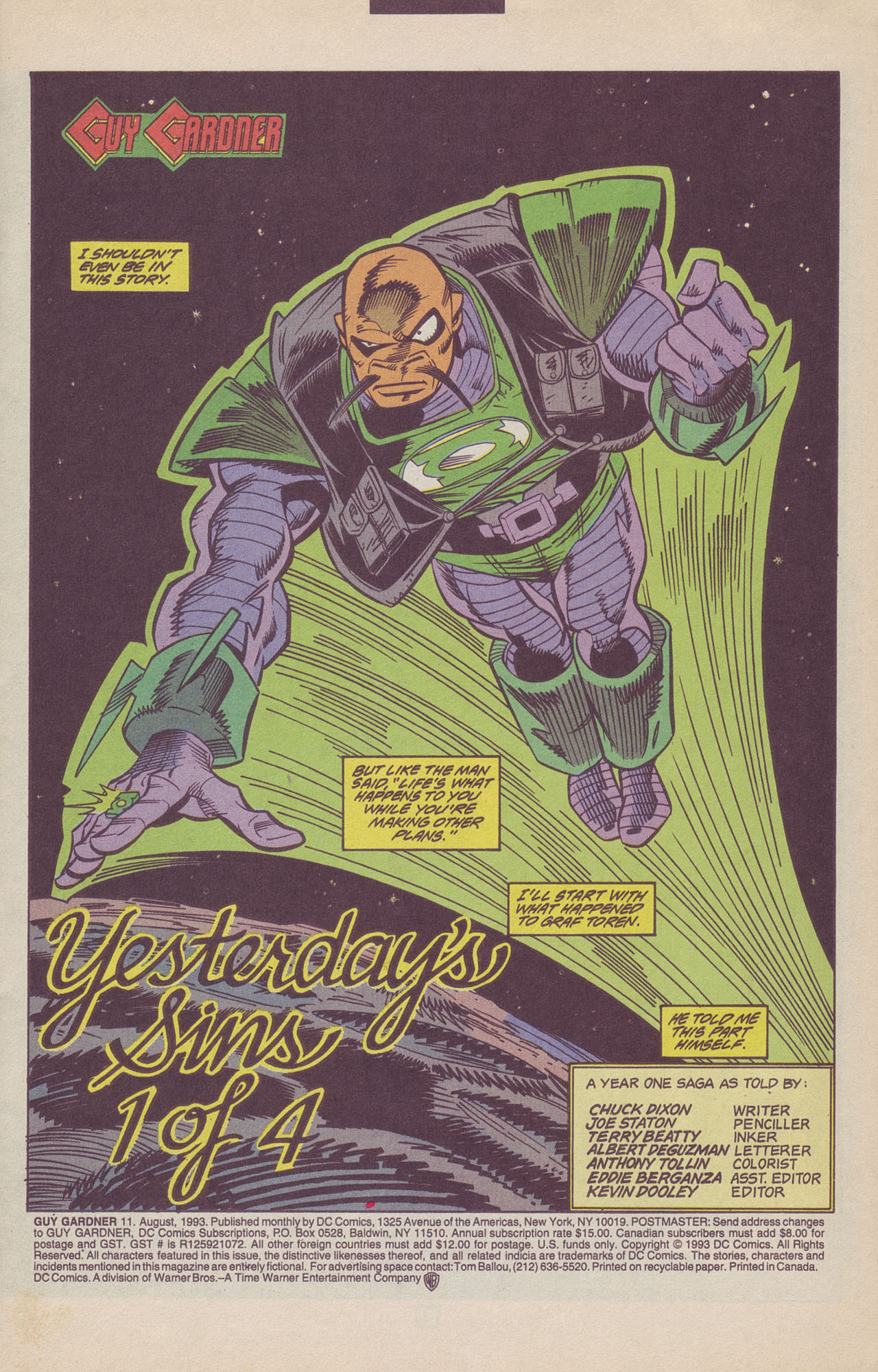 Read online Guy Gardner comic -  Issue #11 - 3