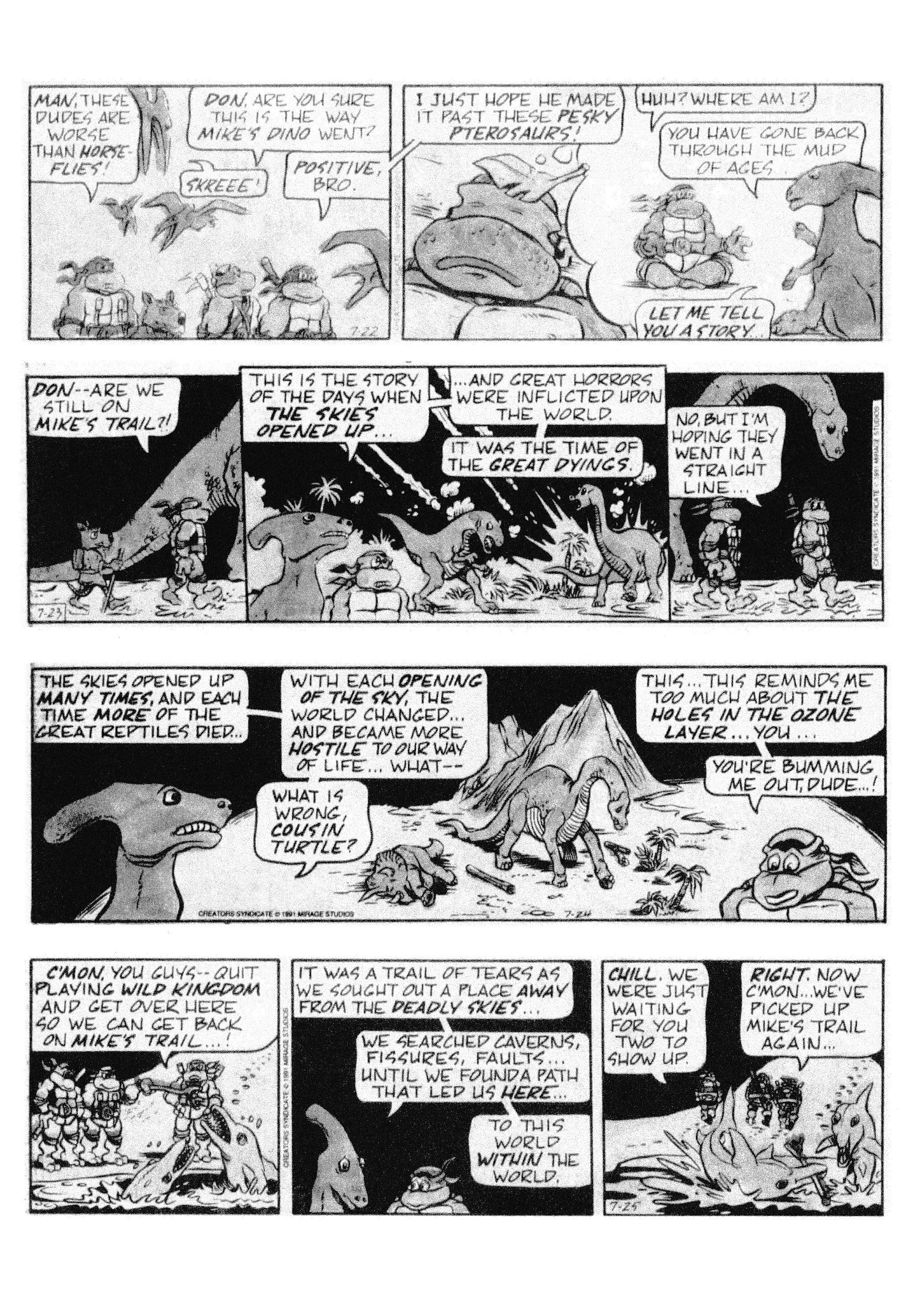 Read online Teenage Mutant Ninja Turtles: Complete Newspaper Daily Comic Strip Collection comic -  Issue # TPB 2 (Part 1) - 53