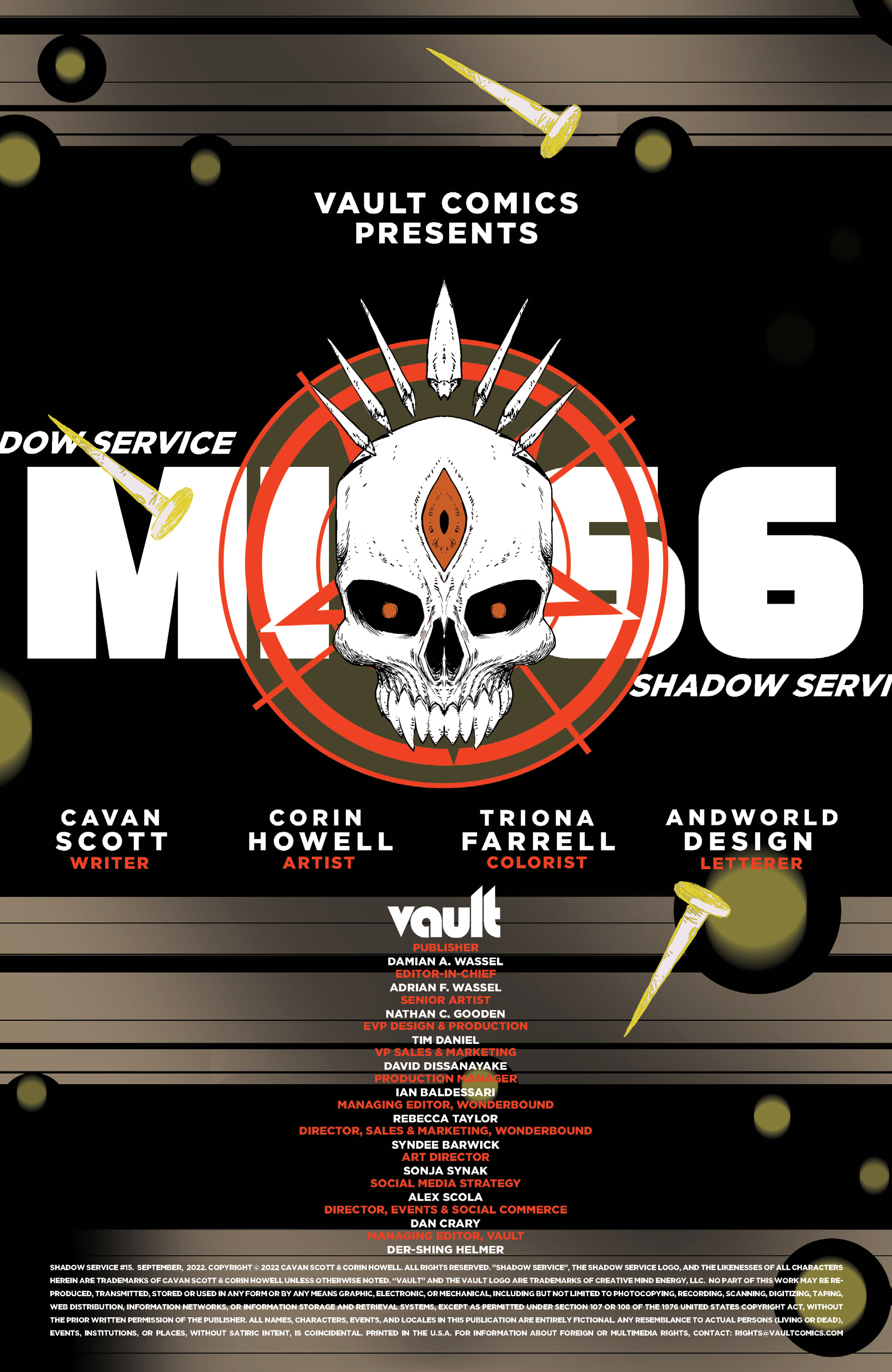 Read online Shadow Service comic -  Issue #15 - 2